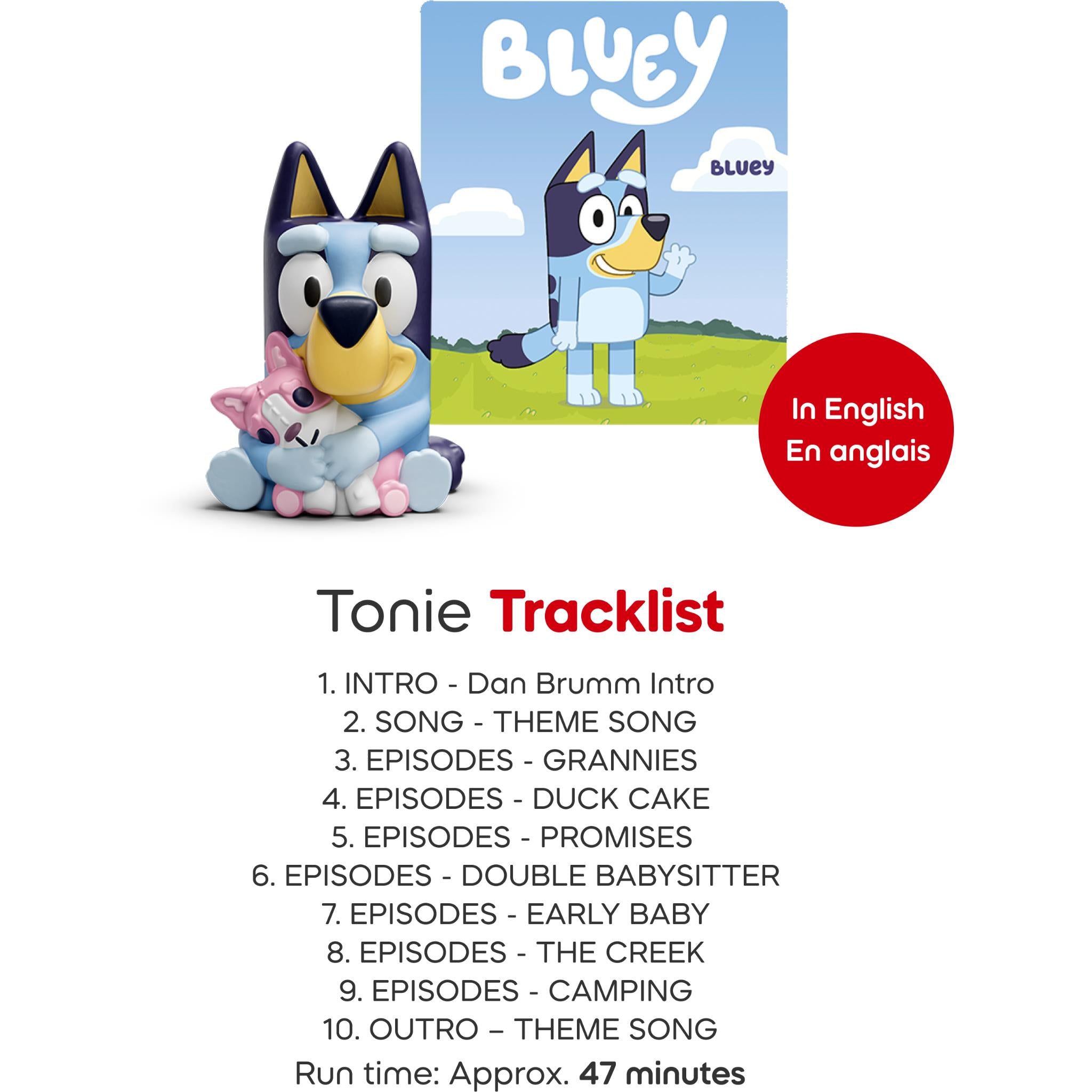 tonies Toniebox 2 Bluey Play Set in Sky Blue, image 6 - Tonies at Tech Supply Shed NZ
