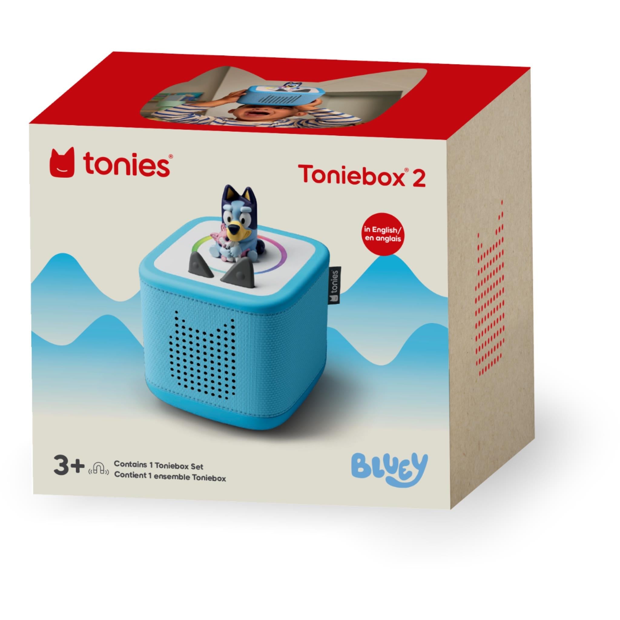 tonies Toniebox 2 Bluey Play Set in Sky Blue, image 8 - Tonies at Tech Supply Shed NZ