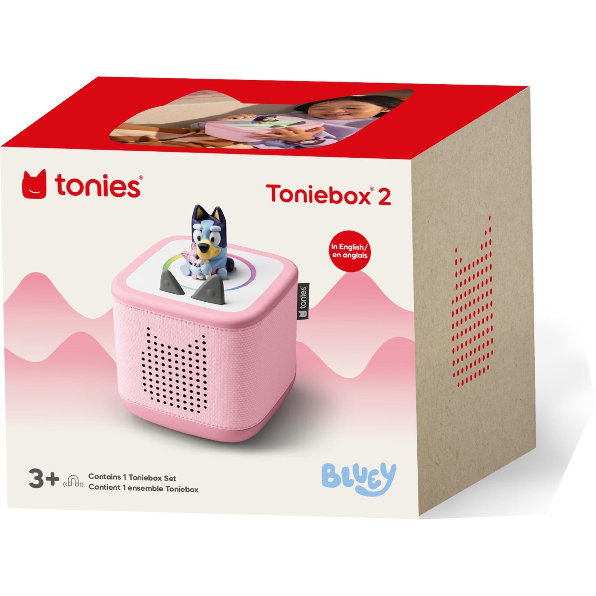 tonies Toniebox 2 Bluey Play Set in Cloud Pink, image 8 - Tonies at Tech Supply Shed NZ