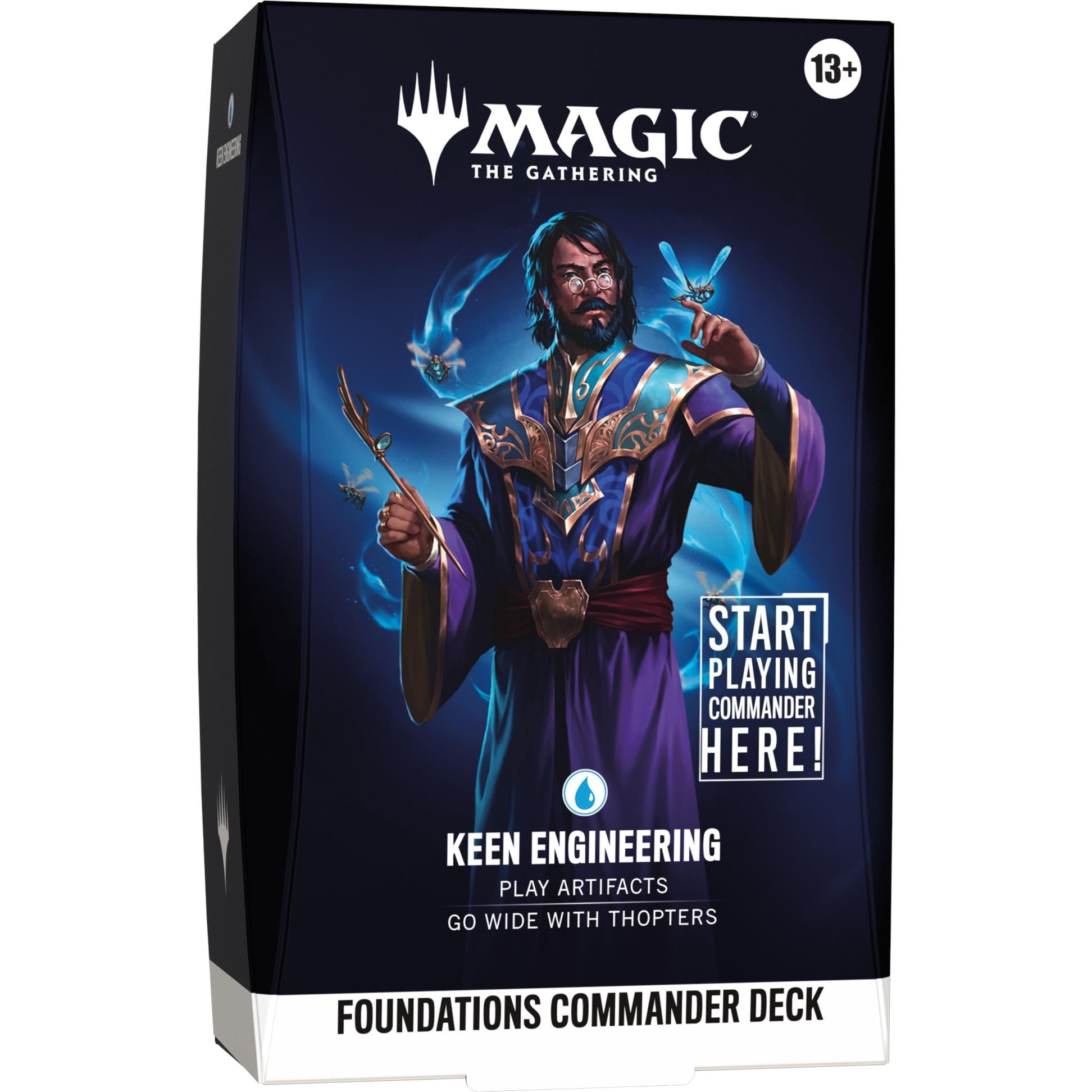 Magic: The Gathering Foundations Starter Commander Deck box, image 2 - Trading Card Games at Tech Supply Shed NZ