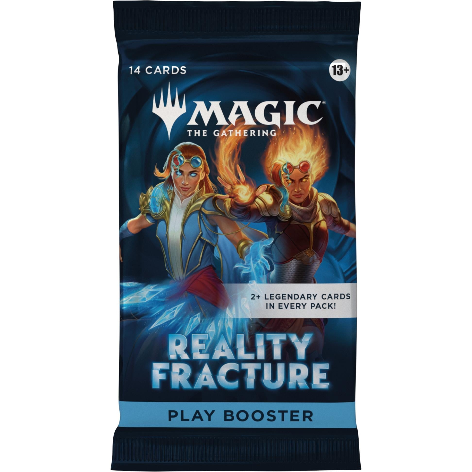 Reality Fracture play booster pack, orange spellcasting characters; 14 cards, 13+