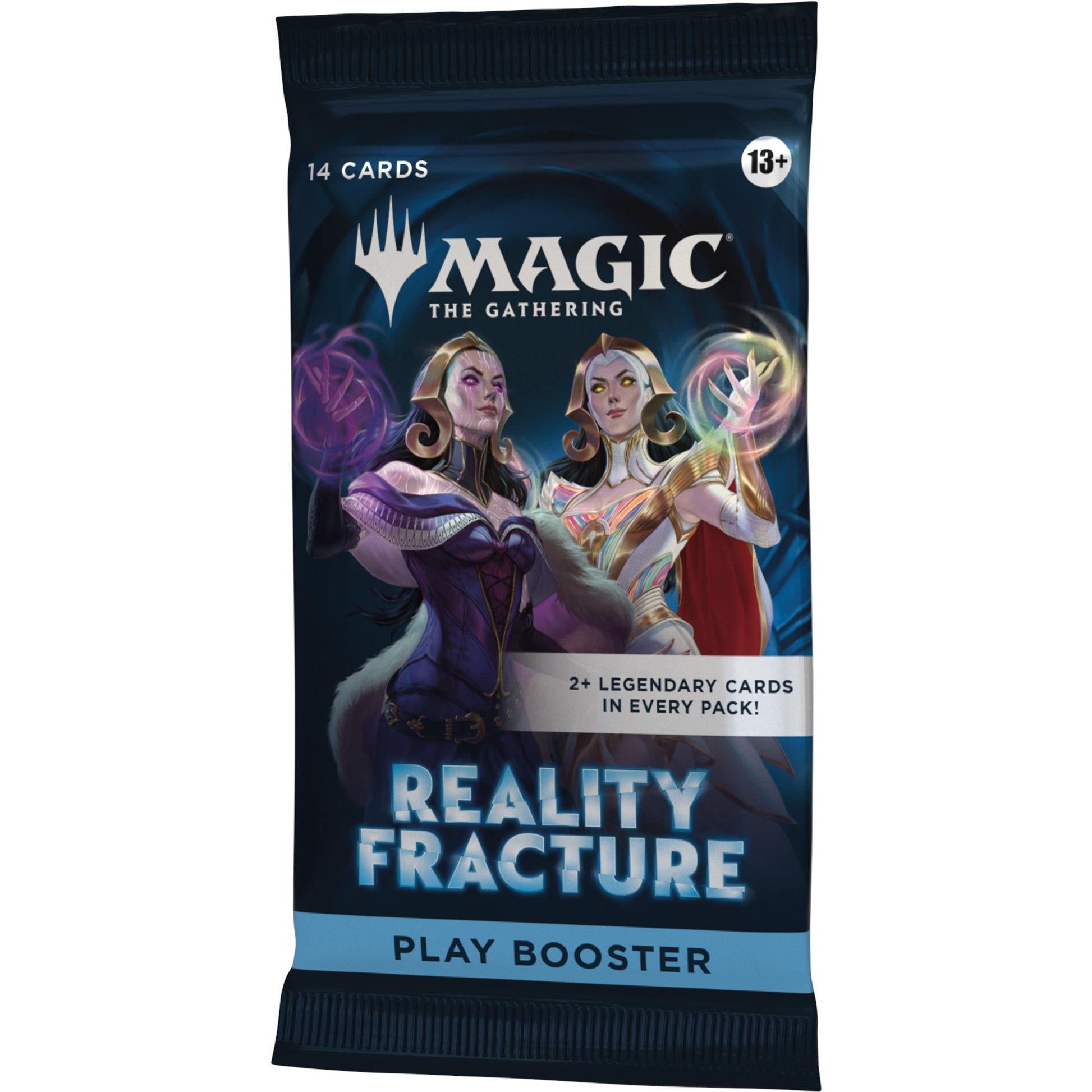 Reality Fracture play booster pack, purple spell duel women art; 14 cards, 13+