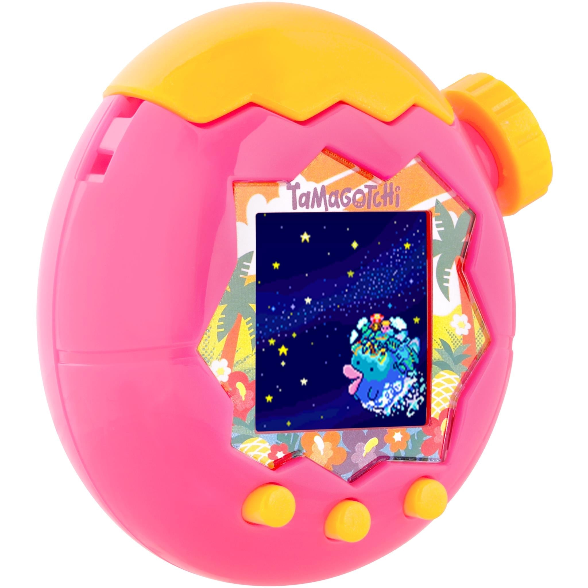 Tamagotchi Paradise Orange Tropics digital pet with zoom dial, image 3 - Retro & Handheld Gaming at Tech Supply Shed NZ