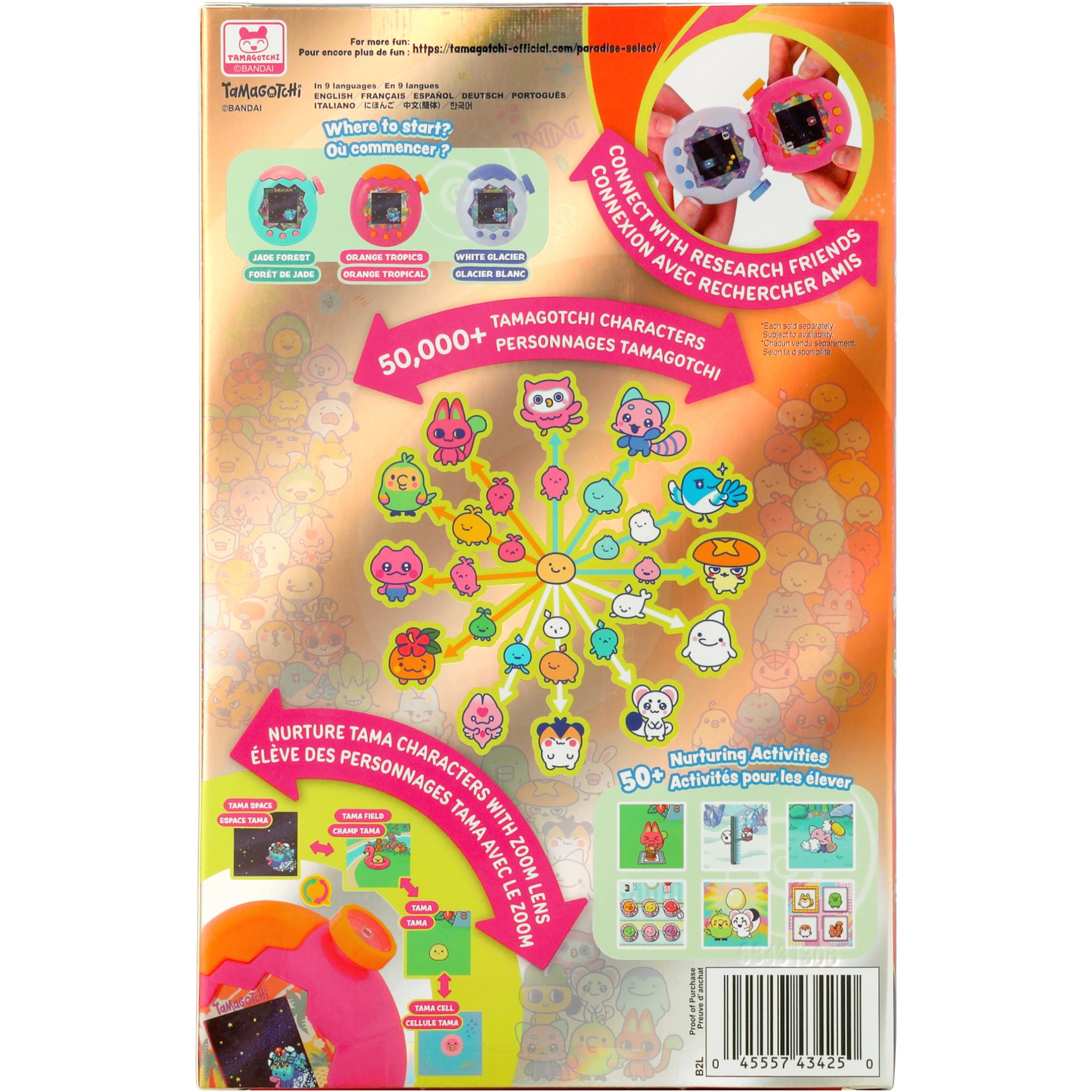 Tamagotchi Paradise Orange Tropics digital pet with zoom dial, image 7 - Retro & Handheld Gaming at Tech Supply Shed NZ
