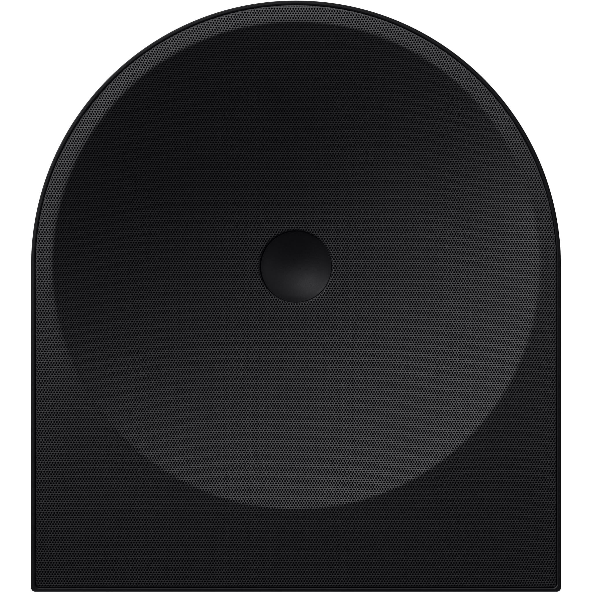 Black dome-style Wi-Fi stereo speaker with central driver