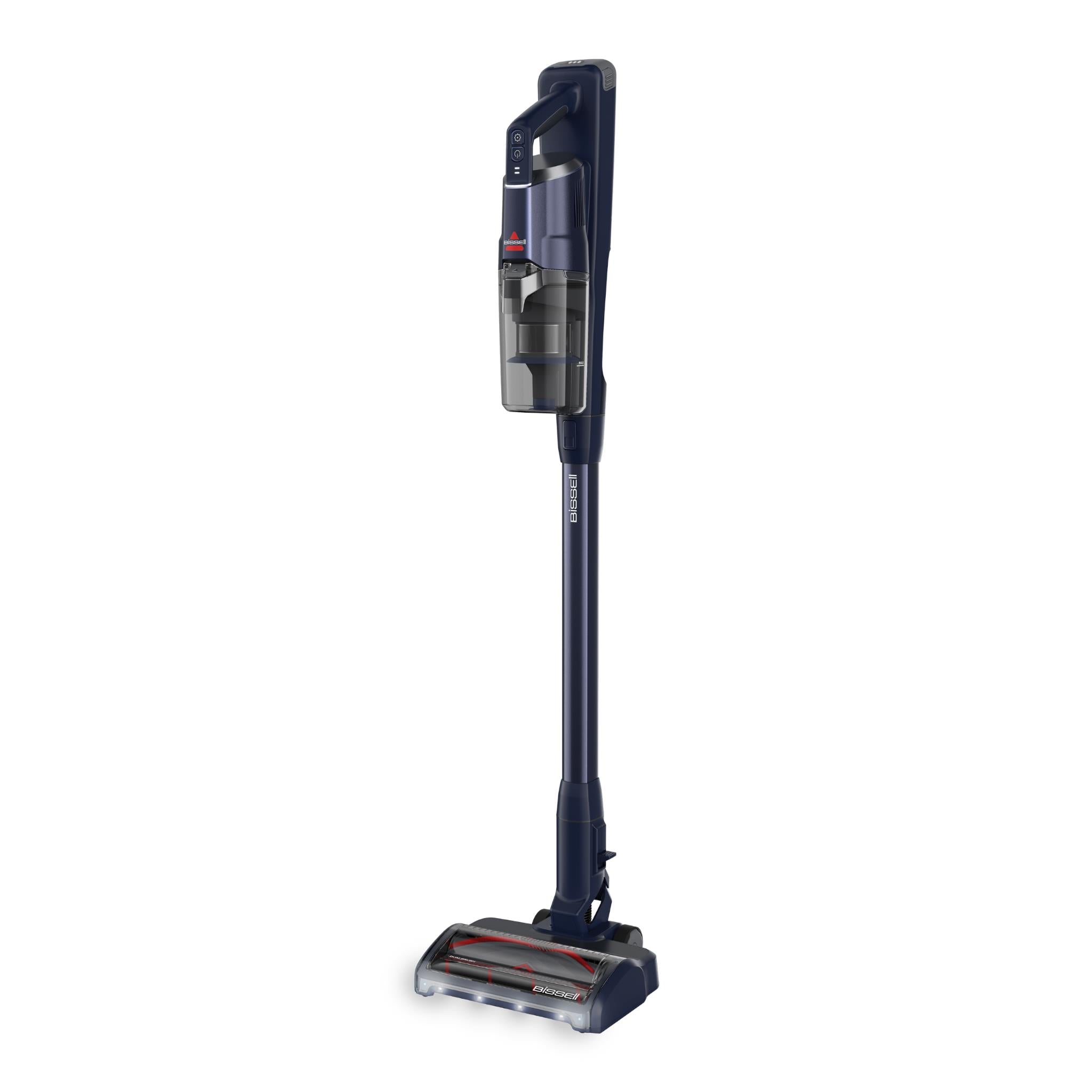 Bissell PowerClean cordless stick vacuum with dual brush heads, dark blue and black