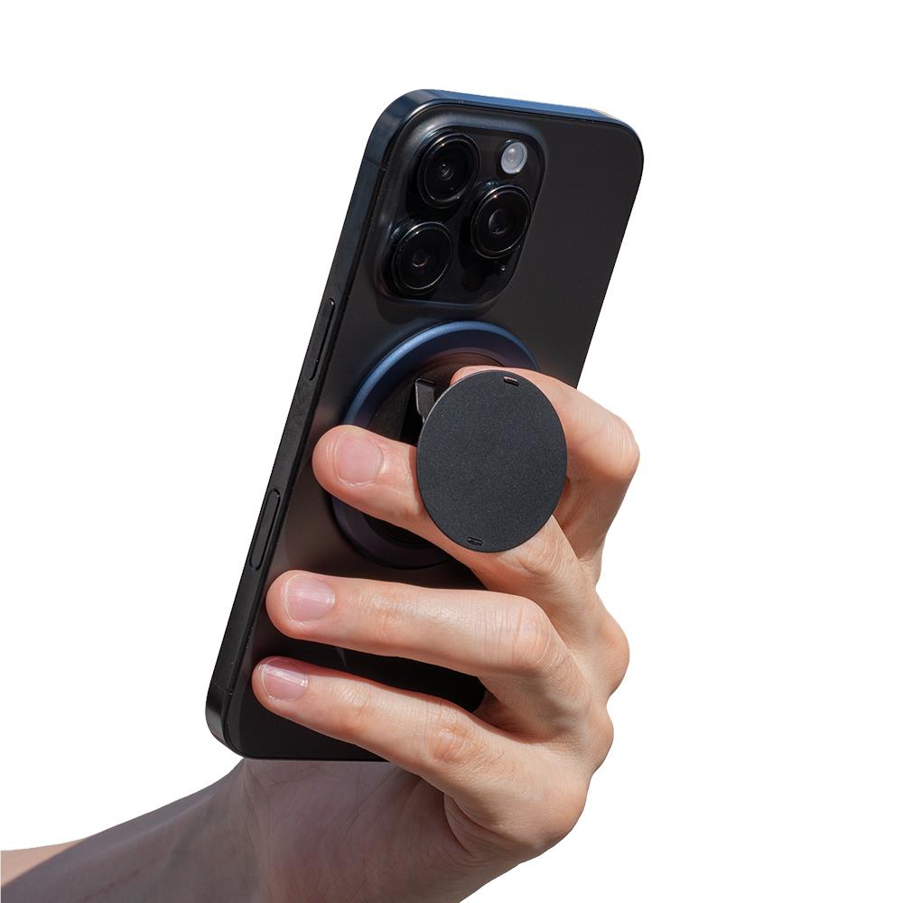 OhSnap! Snap 5 magnetic phone grip and stand in Insomnia Blue blue, image 2 - Phone Accessories at Tech Supply Shed NZ