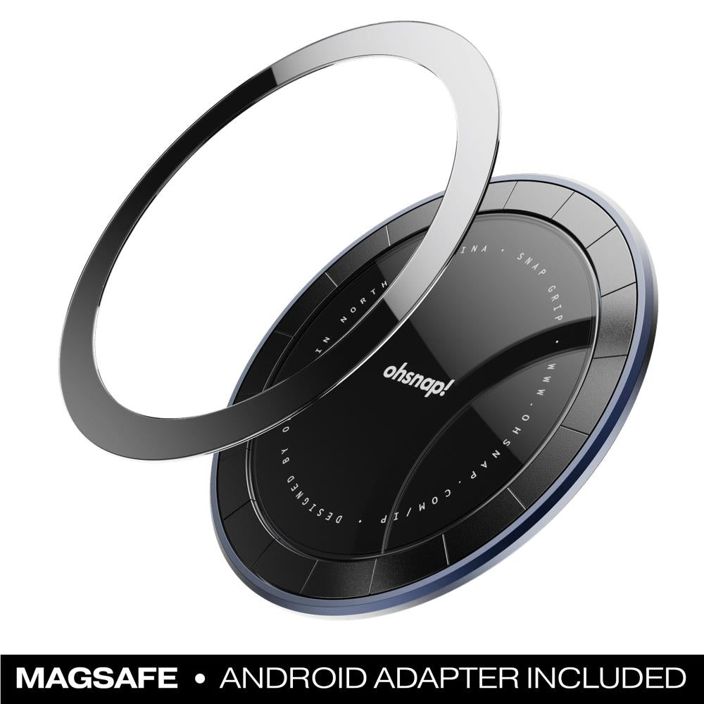 OhSnap! Snap 5 magnetic phone grip and stand in Insomnia Blue blue, image 5 - Phone Accessories at Tech Supply Shed NZ