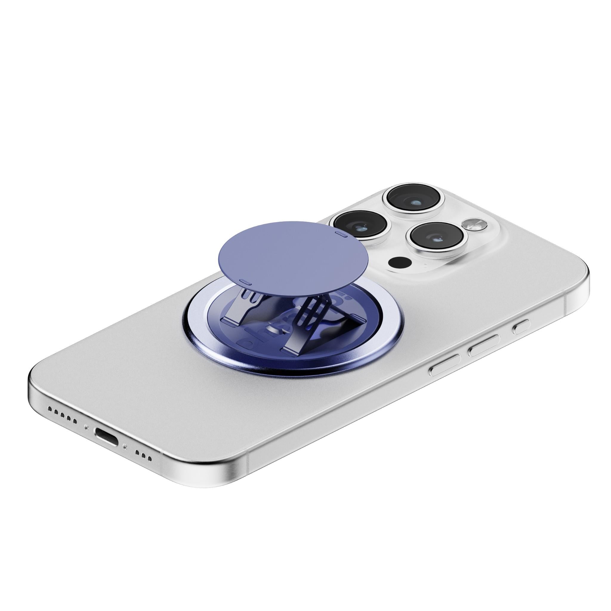 OhSnap! Snap 5 magnetic phone grip and stand in Orchid Slap purple, image 6 - Phone Accessories at Tech Supply Shed NZ