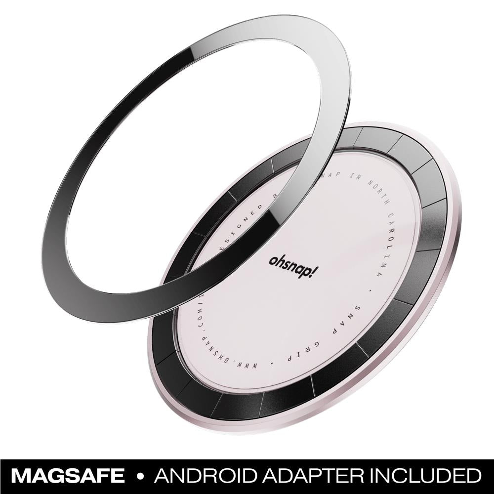 OhSnap! Snap 5 magnetic phone grip and stand in Pick Me Pink pink, image 5 - Phone Accessories at Tech Supply Shed NZ