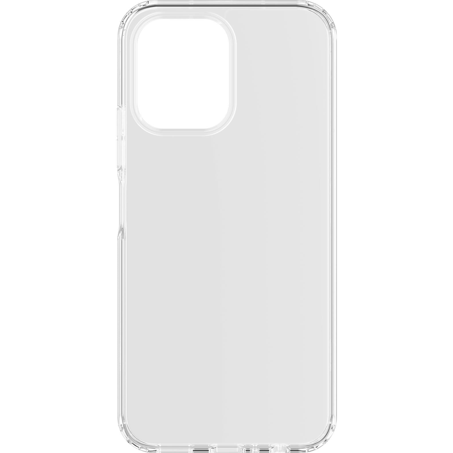OPPO clear phone case with camera cutout and raised edges