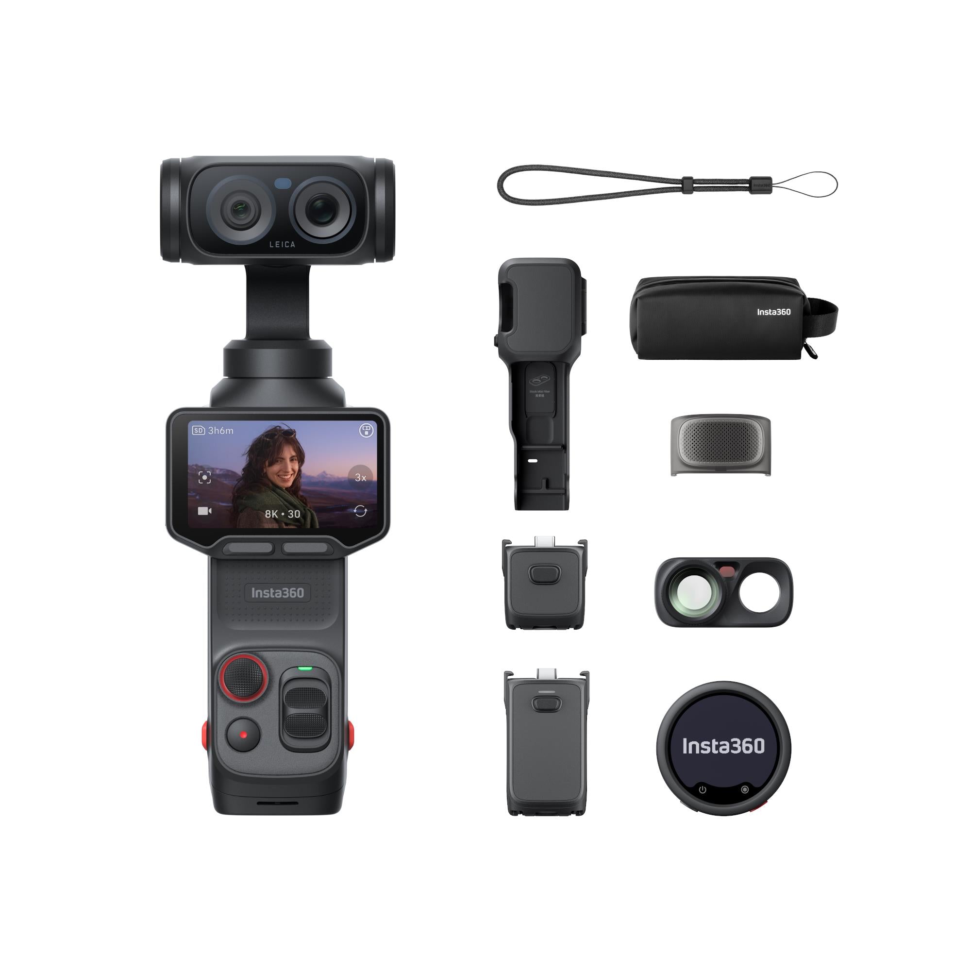 Insta360 Luna Ultra 8K gimbal camera in Cosmic Black, image 6 - Digital Cameras at Tech Supply Shed NZ
