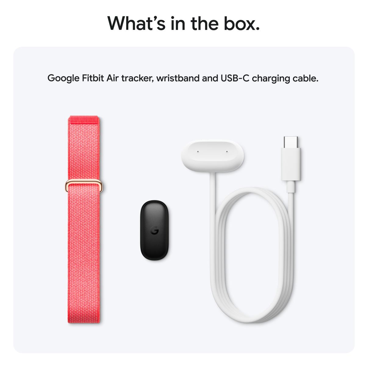 Google Fitbit Air screenless fitness and health tracker in Berry, image 13 - Smart Watches at Tech Supply Shed NZ