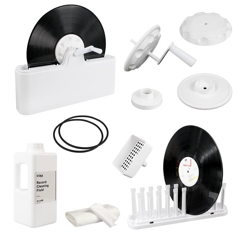 Record Pro vinyl record washer kit with drying rack and brushes, image 3 - Turntables at Tech Supply Shed NZ