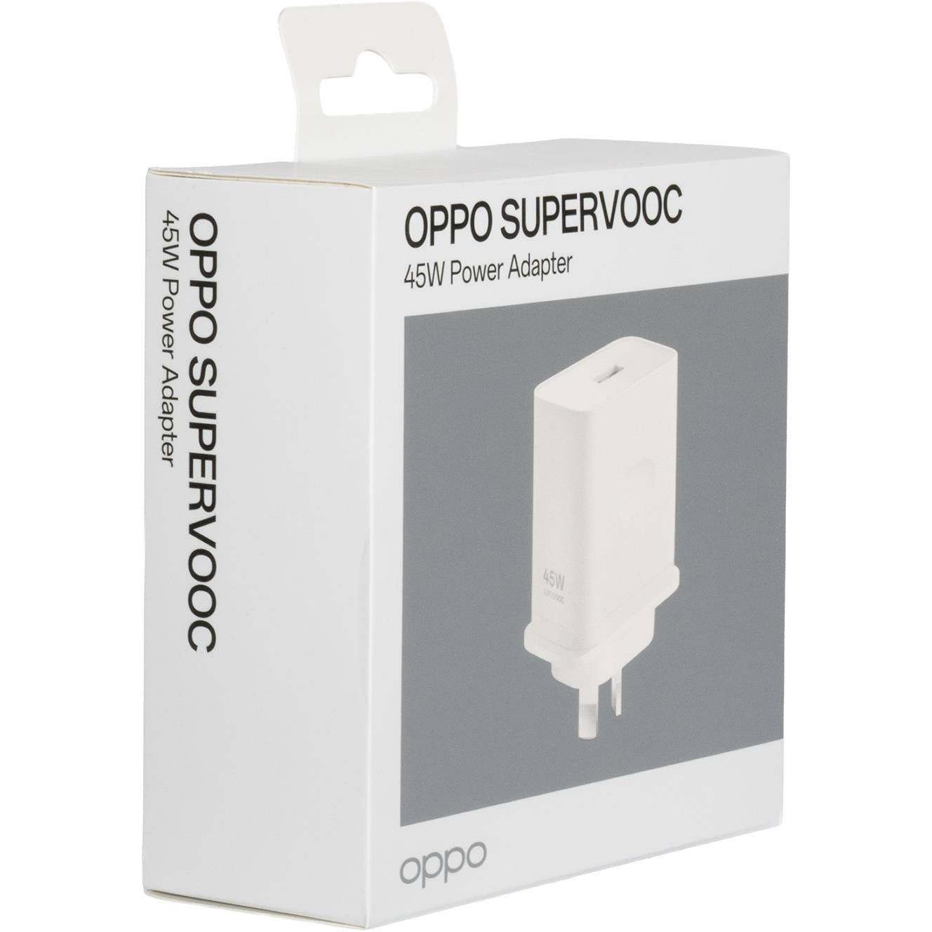 OPPO SuperVOOC 45W power adapter box for wall charger