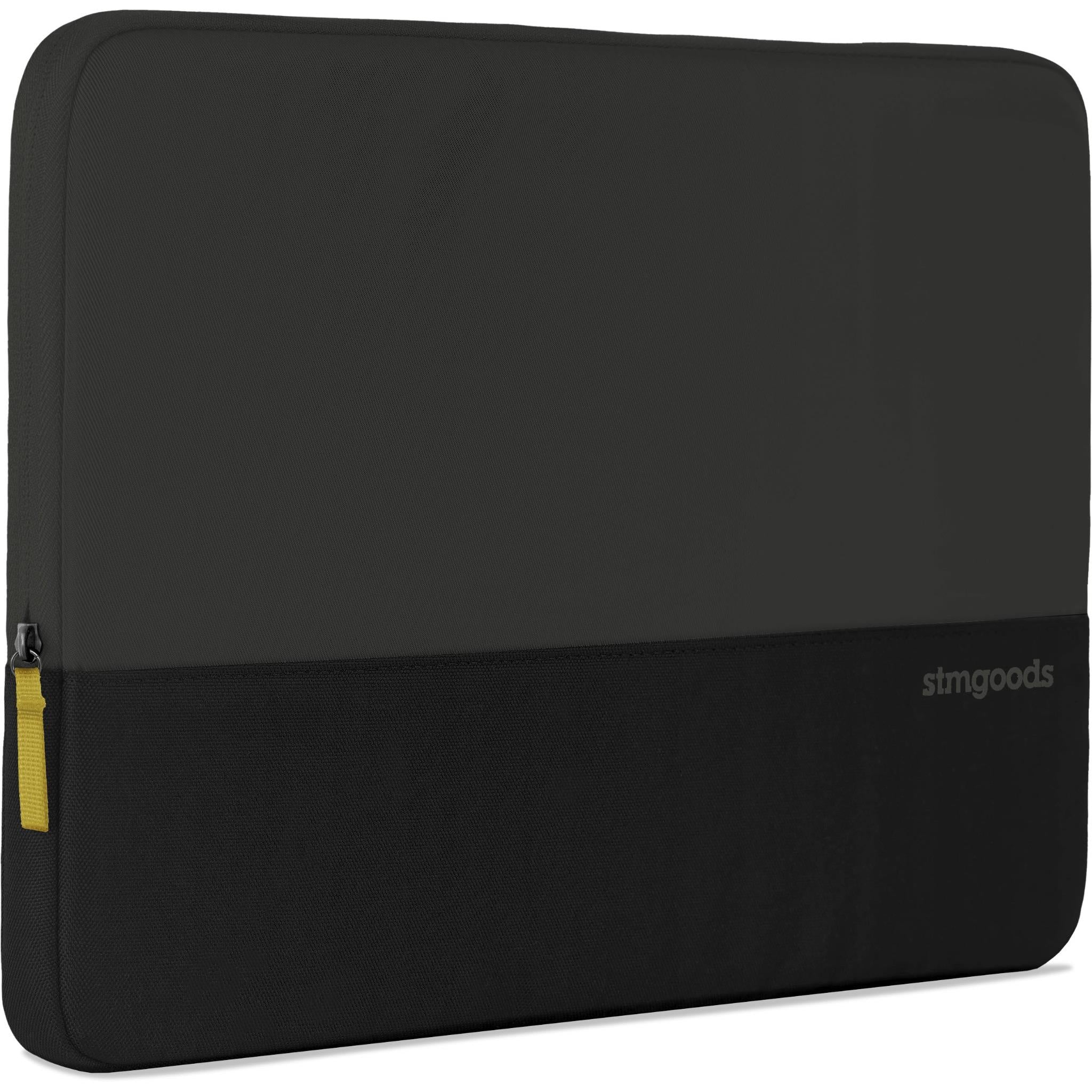 STM Origin 14 inch laptop sleeve in black slate, image 2 - Laptop & Tablet Bags at Tech Supply Shed NZ