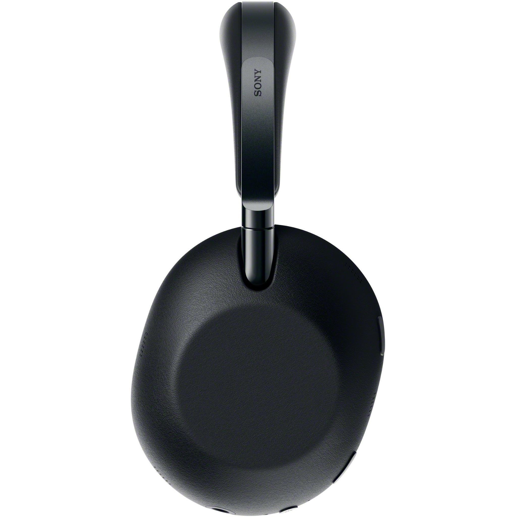 Black over-ear headphones with padded headband and Sony logo on top