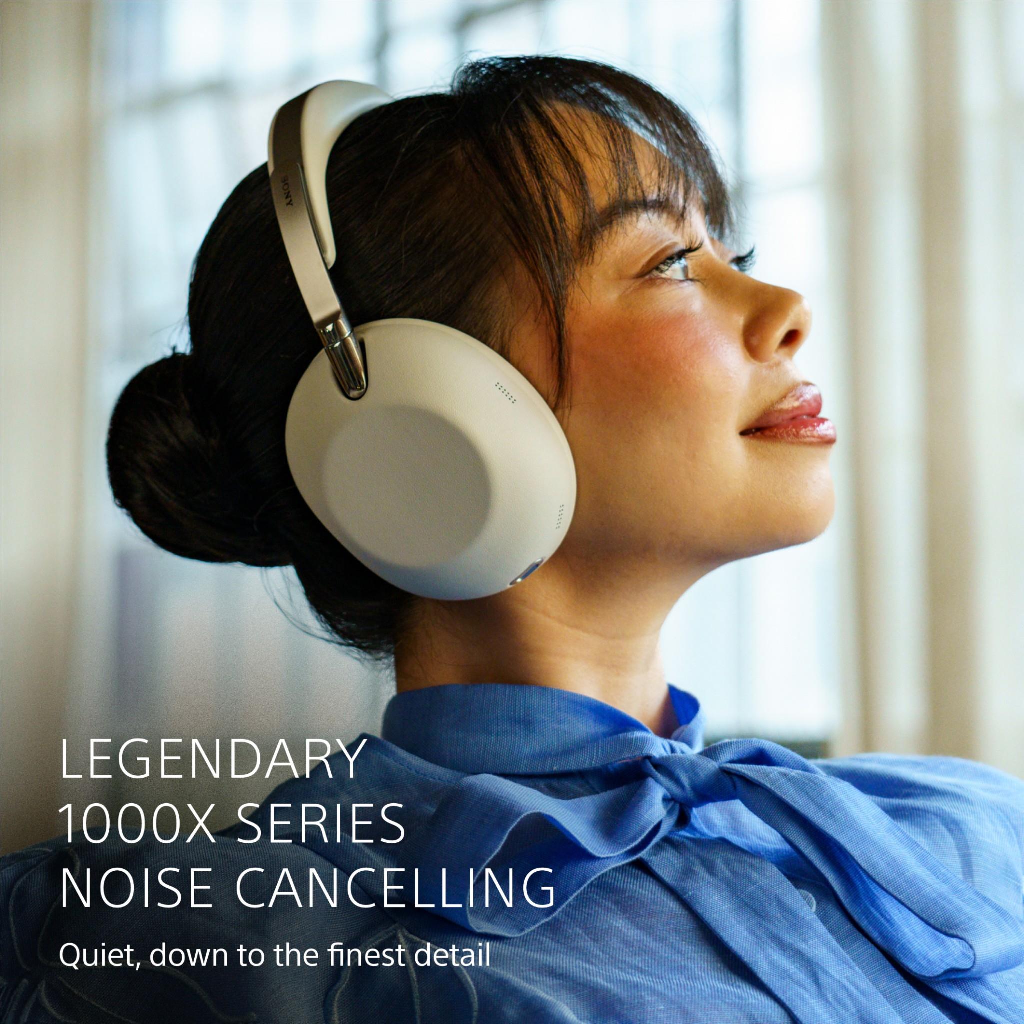 Sony 1000X THE COLLEXION over-ear headphones in Platinum White, image 10 - Over-Ear Headphones at Tech Supply Shed NZ