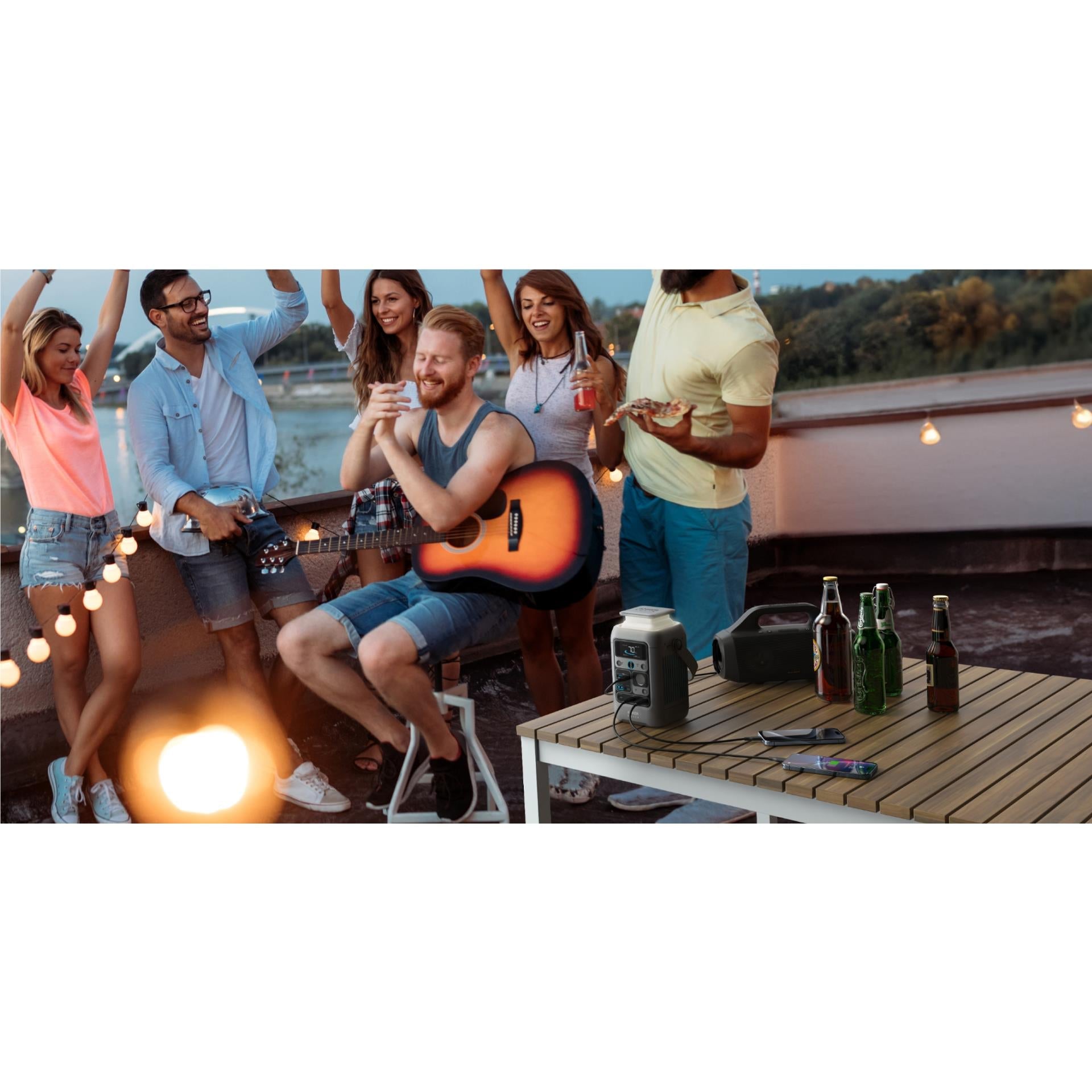 Anker SOLIX C300 DC portable power station in grey, image 3 - Power Stations at Tech Supply Shed NZ