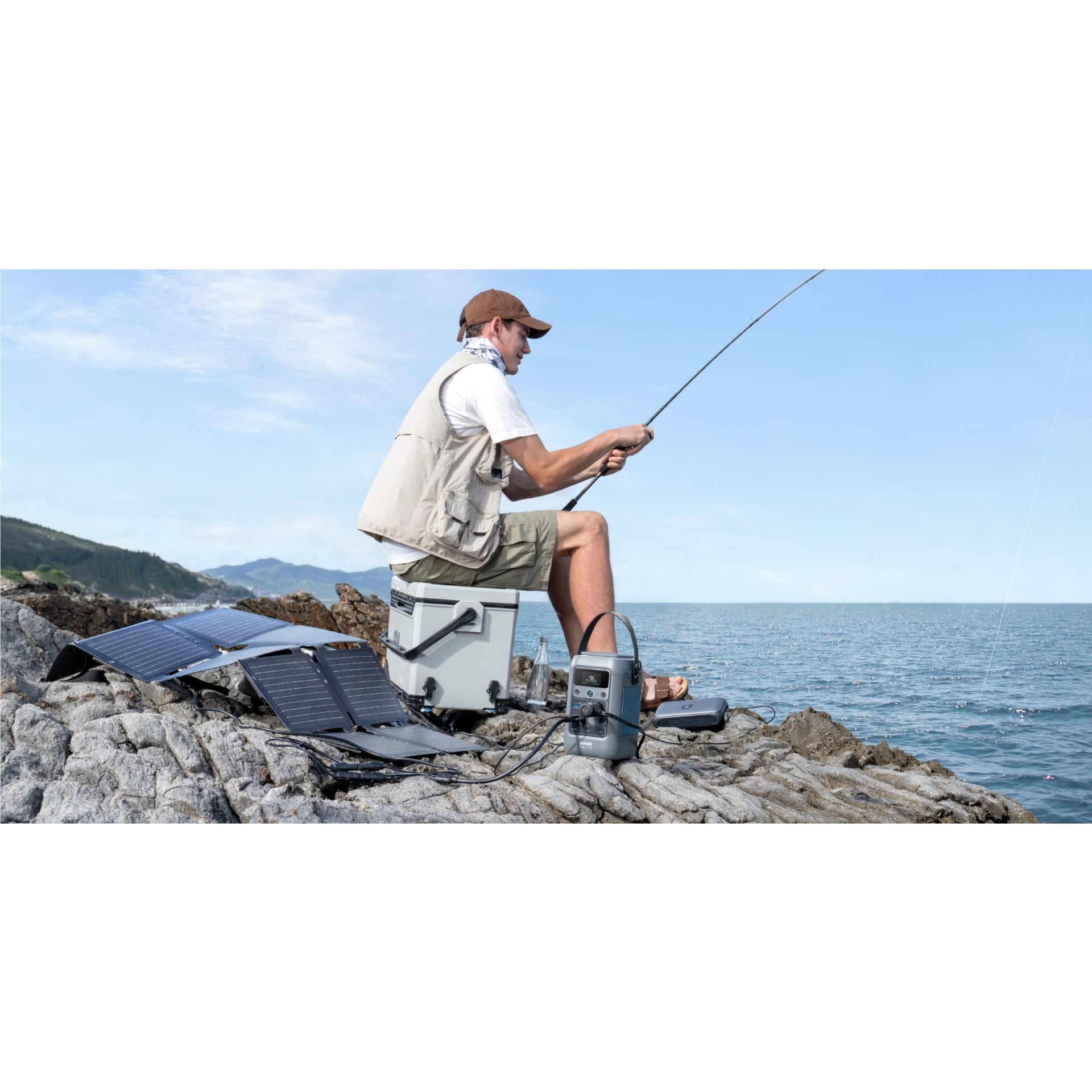 Anker SOLIX C300 DC portable power station in grey, image 4 - Power Stations at Tech Supply Shed NZ