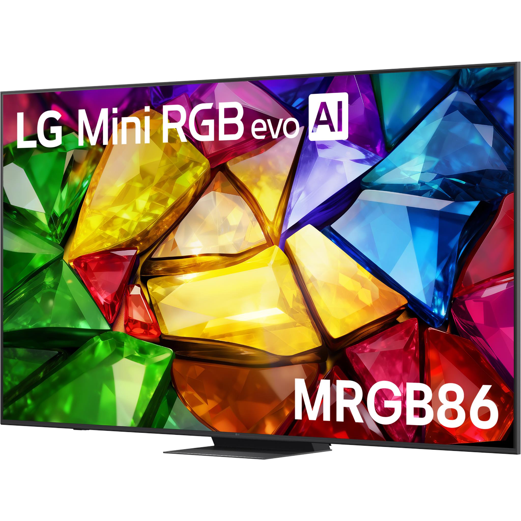 LG 86 inch MRGB86 Mini RGB evo AI UHD 4K LED smart TV, image 2 - Extra Large TVs - 85" and Above at Tech Supply Shed NZ