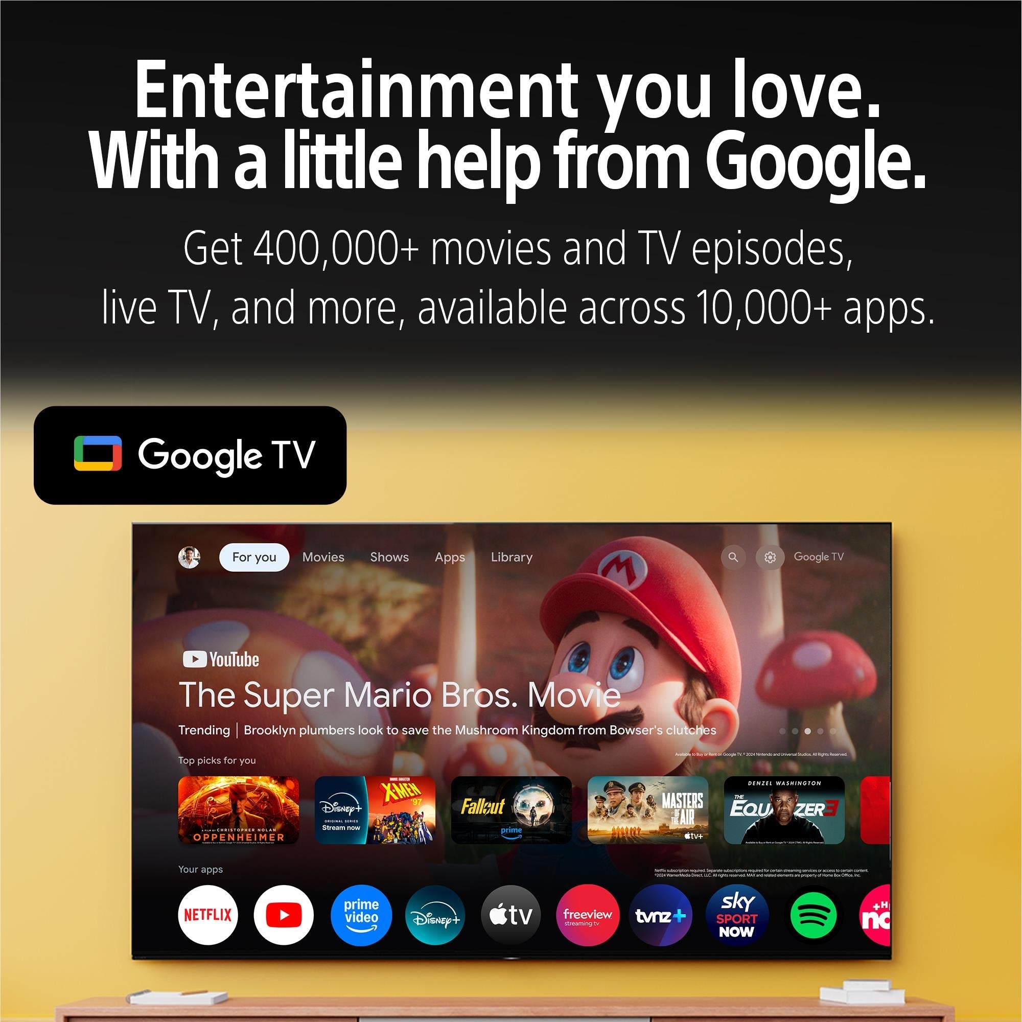 Sony BRAVIA 2 II 65 inch 4K LED Google TV, image 2 - Large TVs - 65" to 75" at Tech Supply Shed NZ