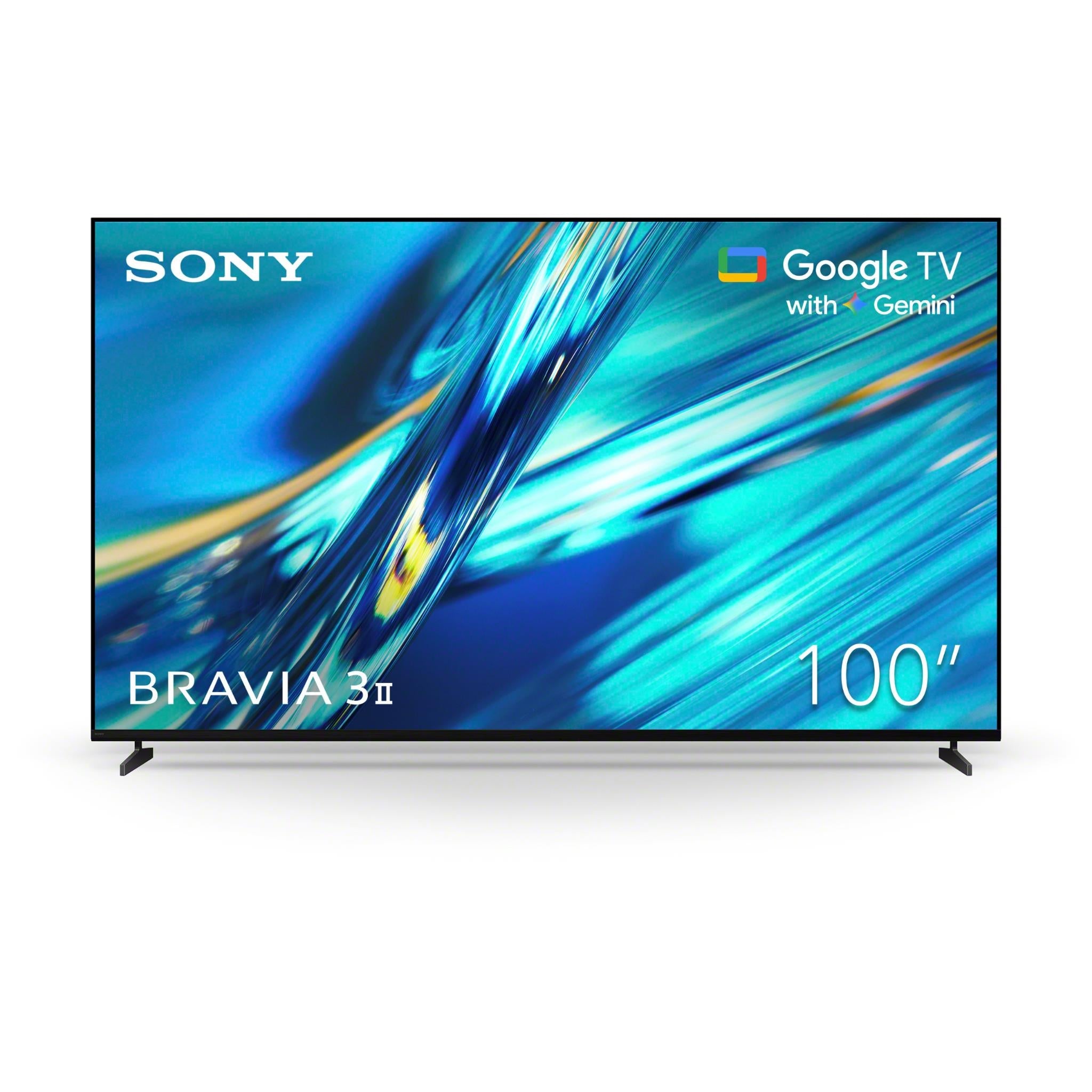 Sony BRAVIA 3 II 100-inch 4K HDR LED TV with Google TV displayed