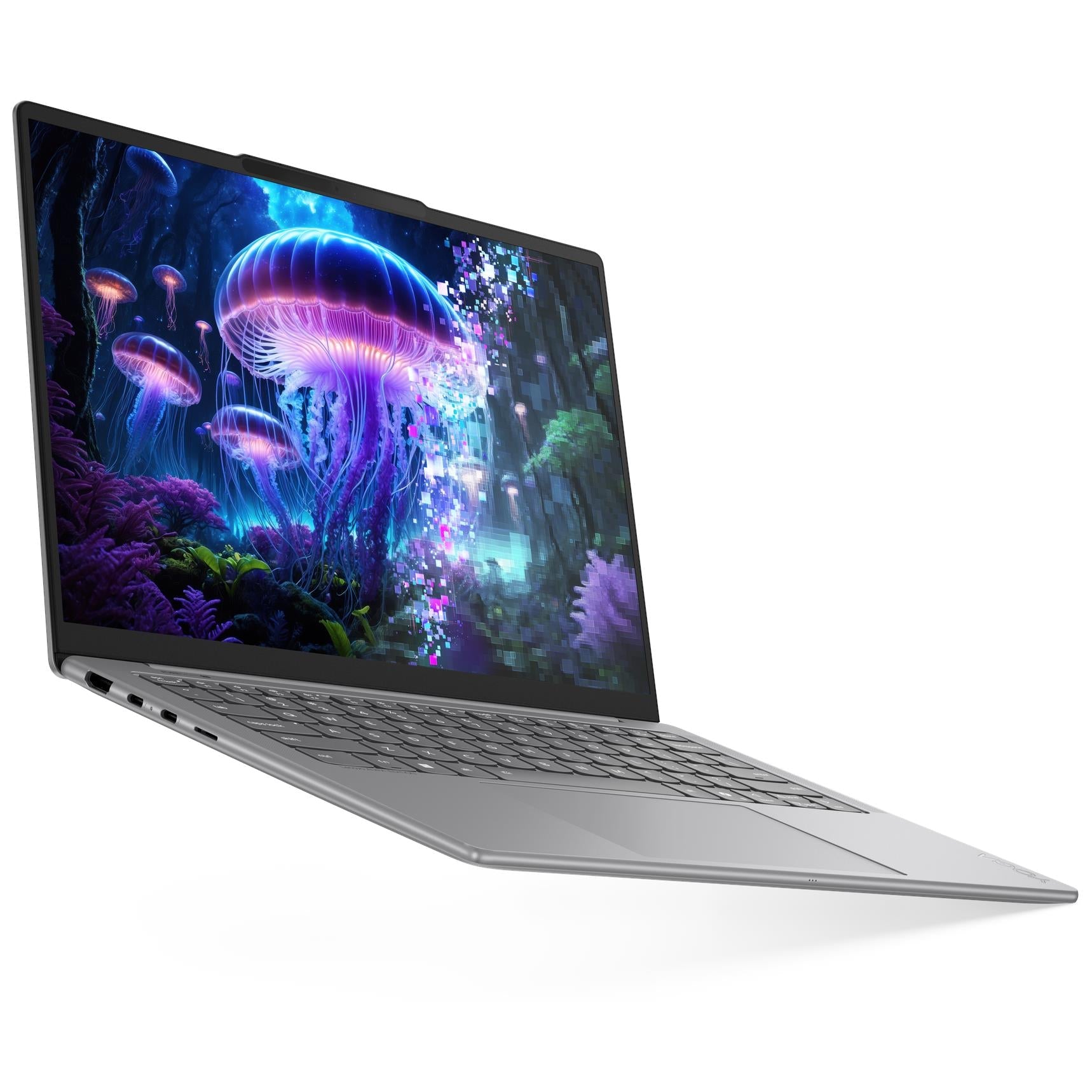 Lenovo Yoga S7 14-inch OLED Copilot+ PC laptop in Grey, image 2 - Business & Home Laptops at Tech Supply Shed NZ