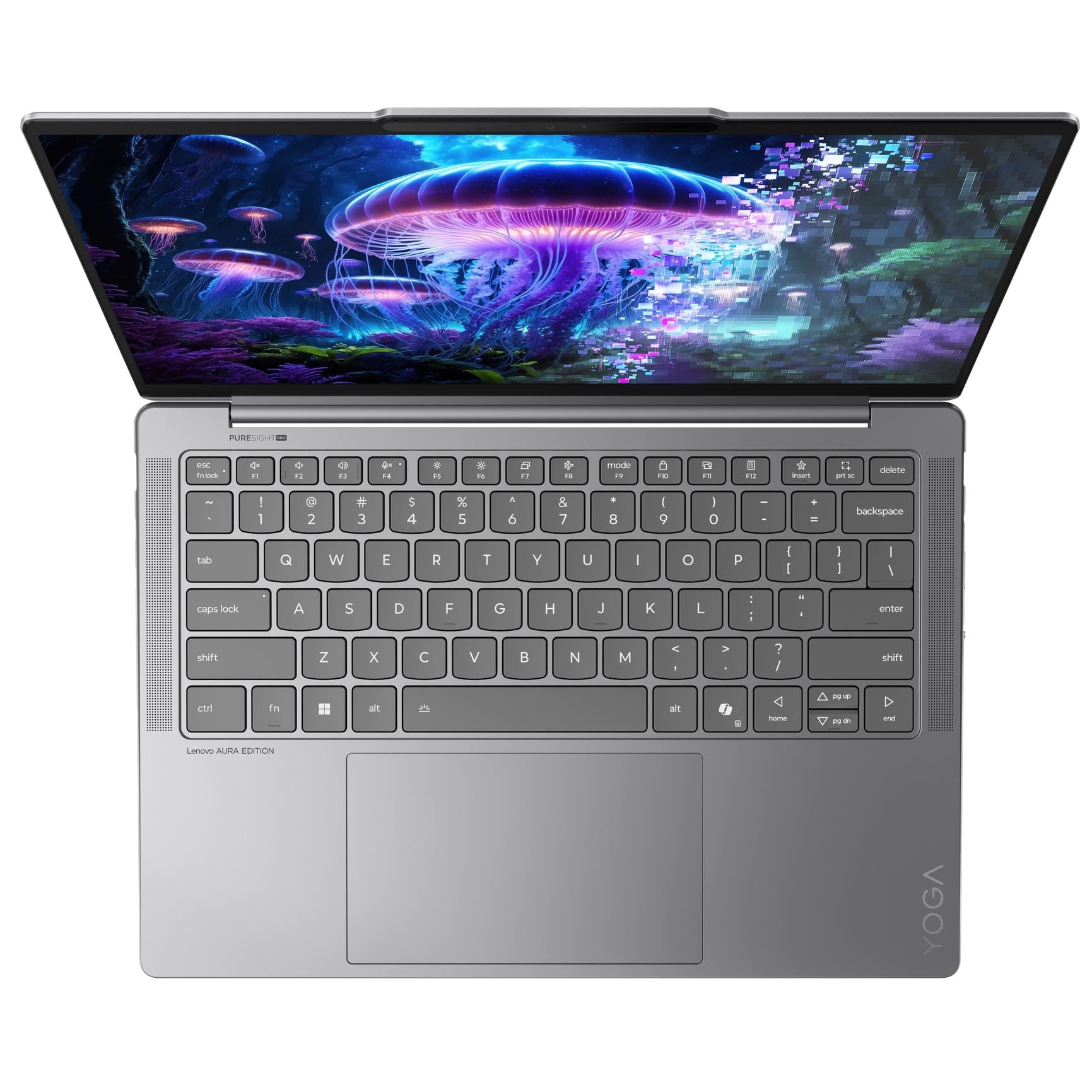 Lenovo Yoga S7 14-inch OLED Copilot+ PC laptop in Grey, image 4 - Business & Home Laptops at Tech Supply Shed NZ