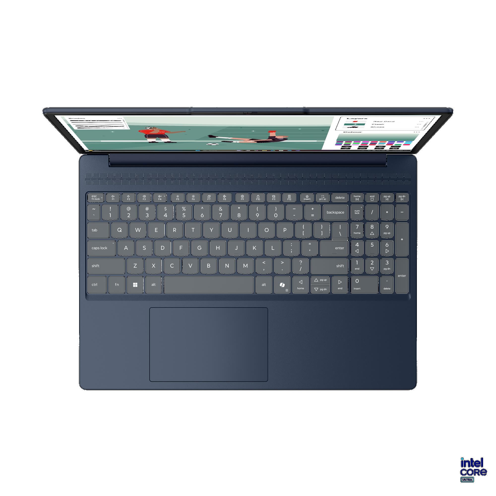 Lenovo IdeaPad Slim 3 15.3-inch Copilot+ PC laptop in Blue, image 4 - Business & Home Laptops at Tech Supply Shed NZ
