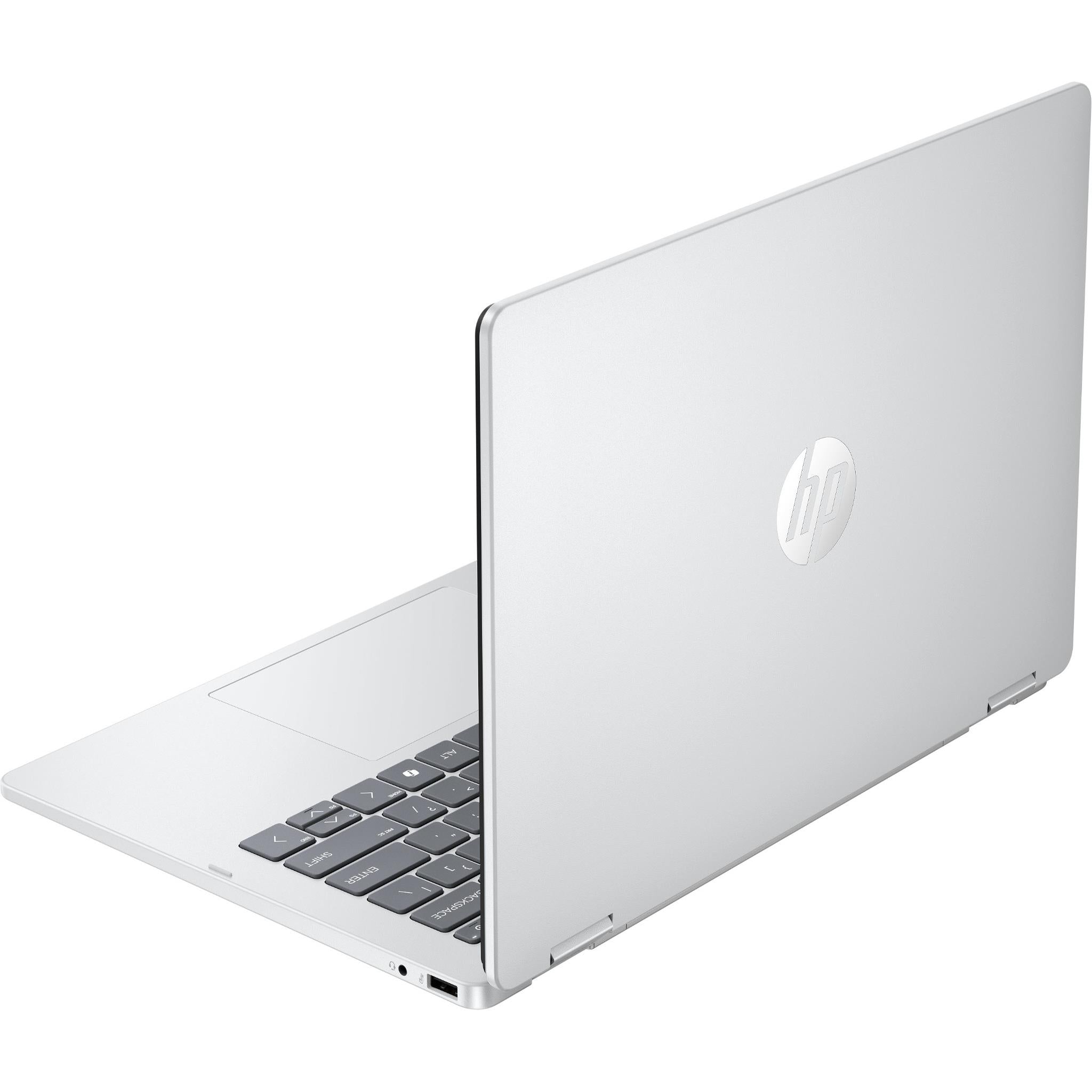 HP OmniBook 5 Flip 14 inch OLED 2-in-1 AI PC laptop in silver, image 7 - Business & Home Laptops at Tech Supply Shed NZ