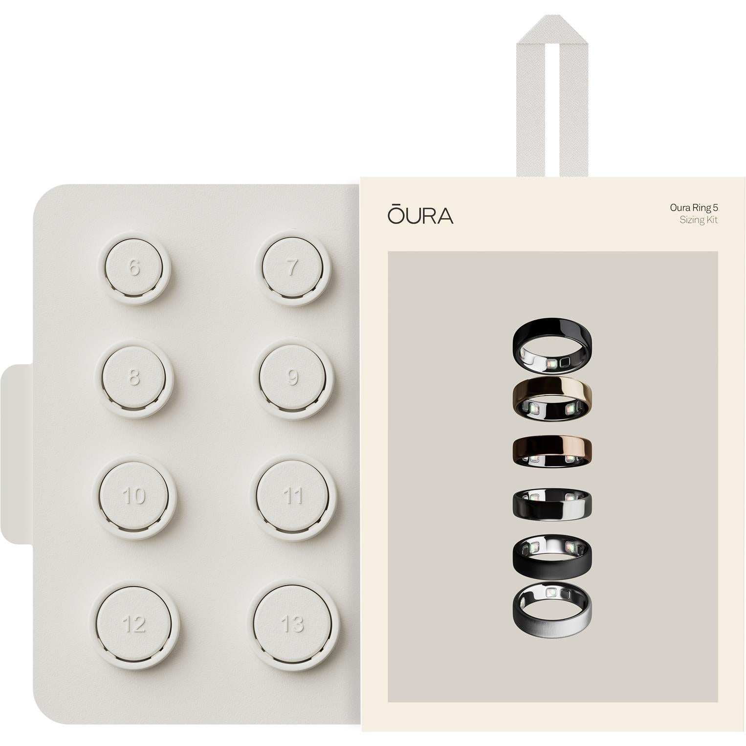 Oura Ring 5 sizing kit with plastic ring sizers - Smart Rings at Tech Supply Shed NZ