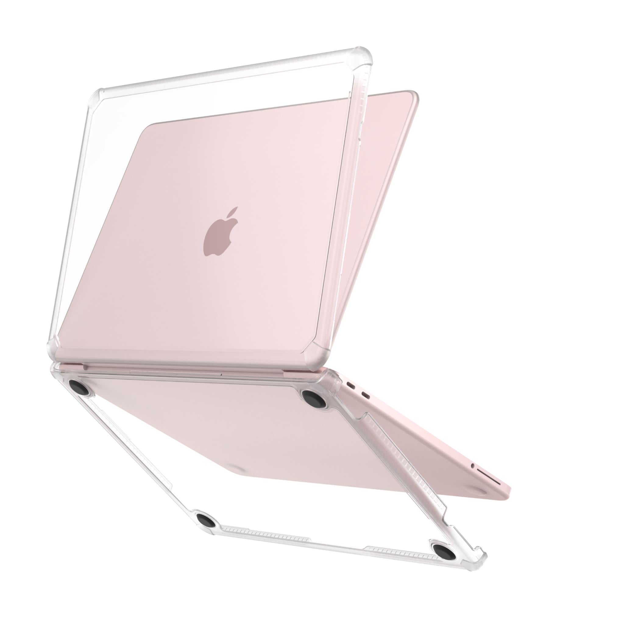 Cygnett ClearShield clear case with bumper corners for MacBook Neo, image 3 - Laptop Accessories at Tech Supply Shed NZ