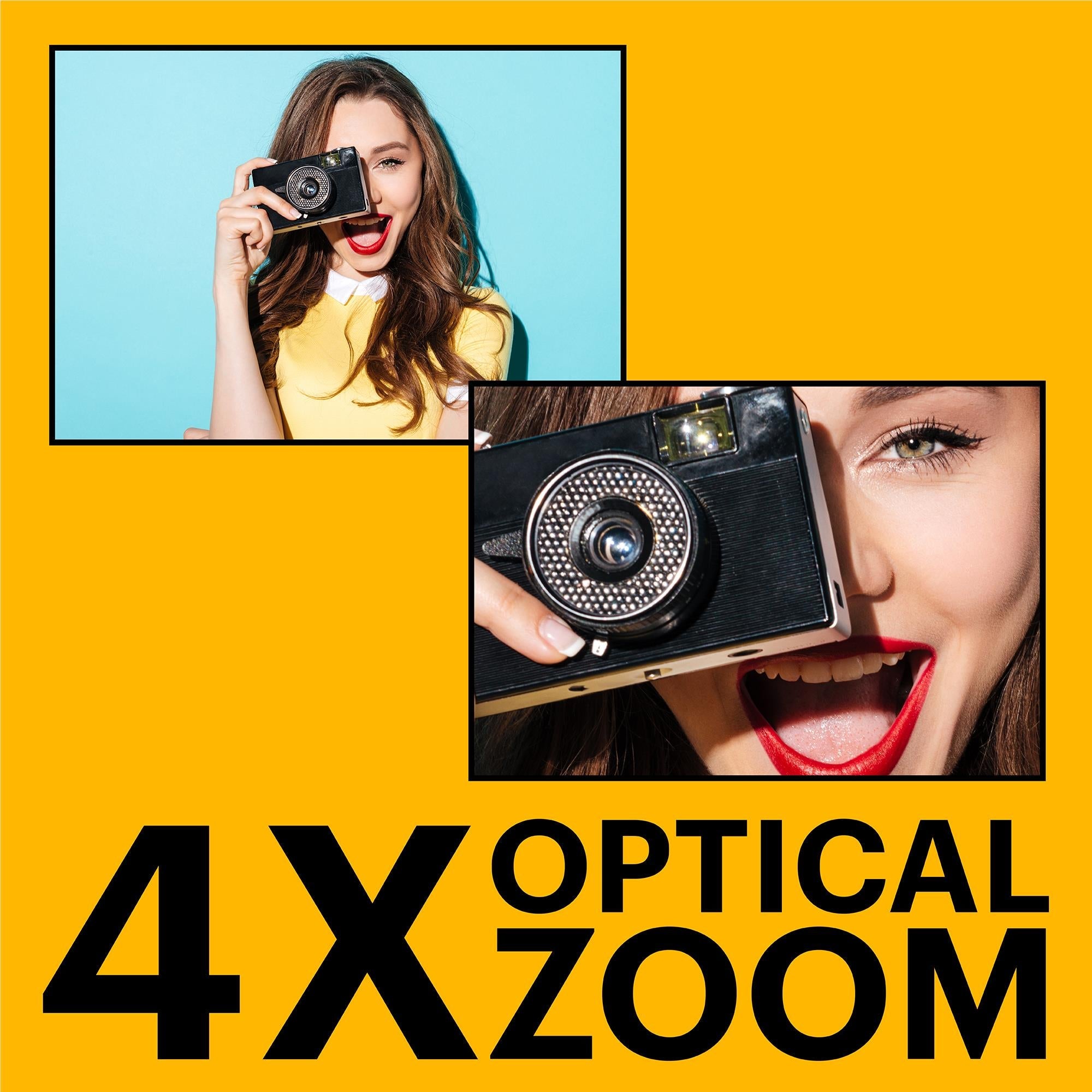 Kodak PIXPRO FZ45 digital compact camera in black, image 2 - Digital Cameras at Tech Supply Shed NZ