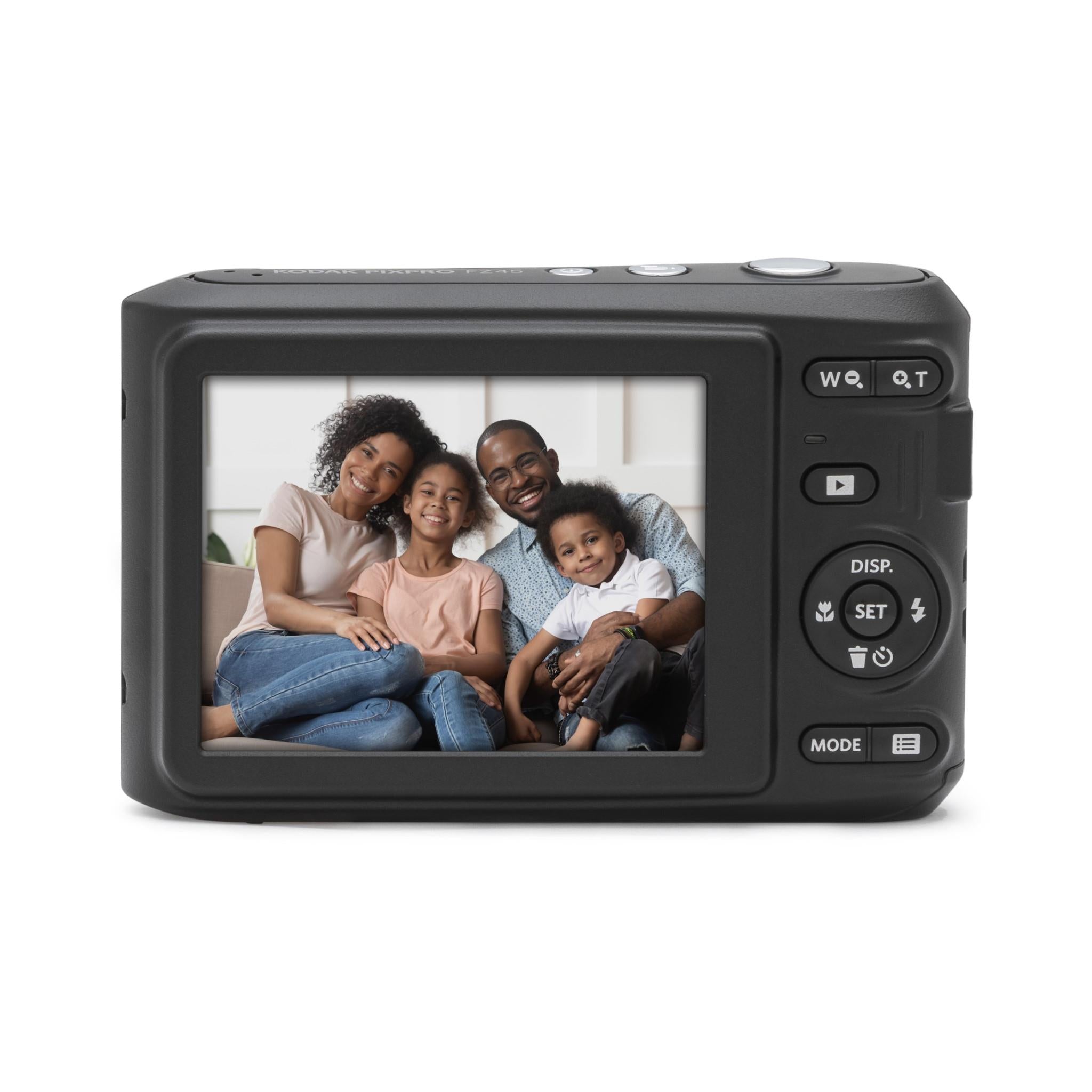 Kodak PIXPRO FZ45 digital compact camera in black, image 7 - Digital Cameras at Tech Supply Shed NZ