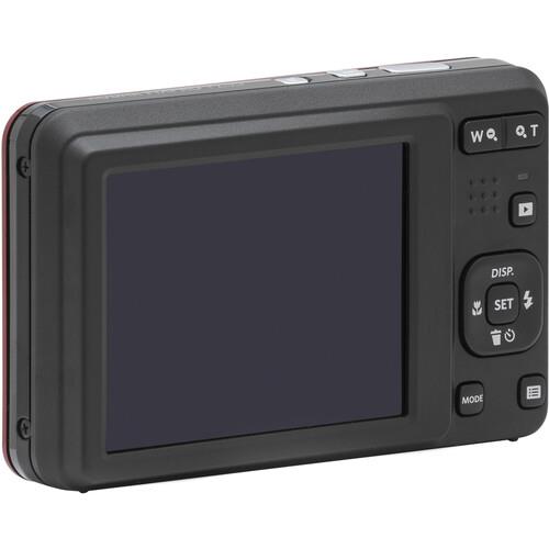Black back view of Kodak compact digital camera with LCD screen and control buttons