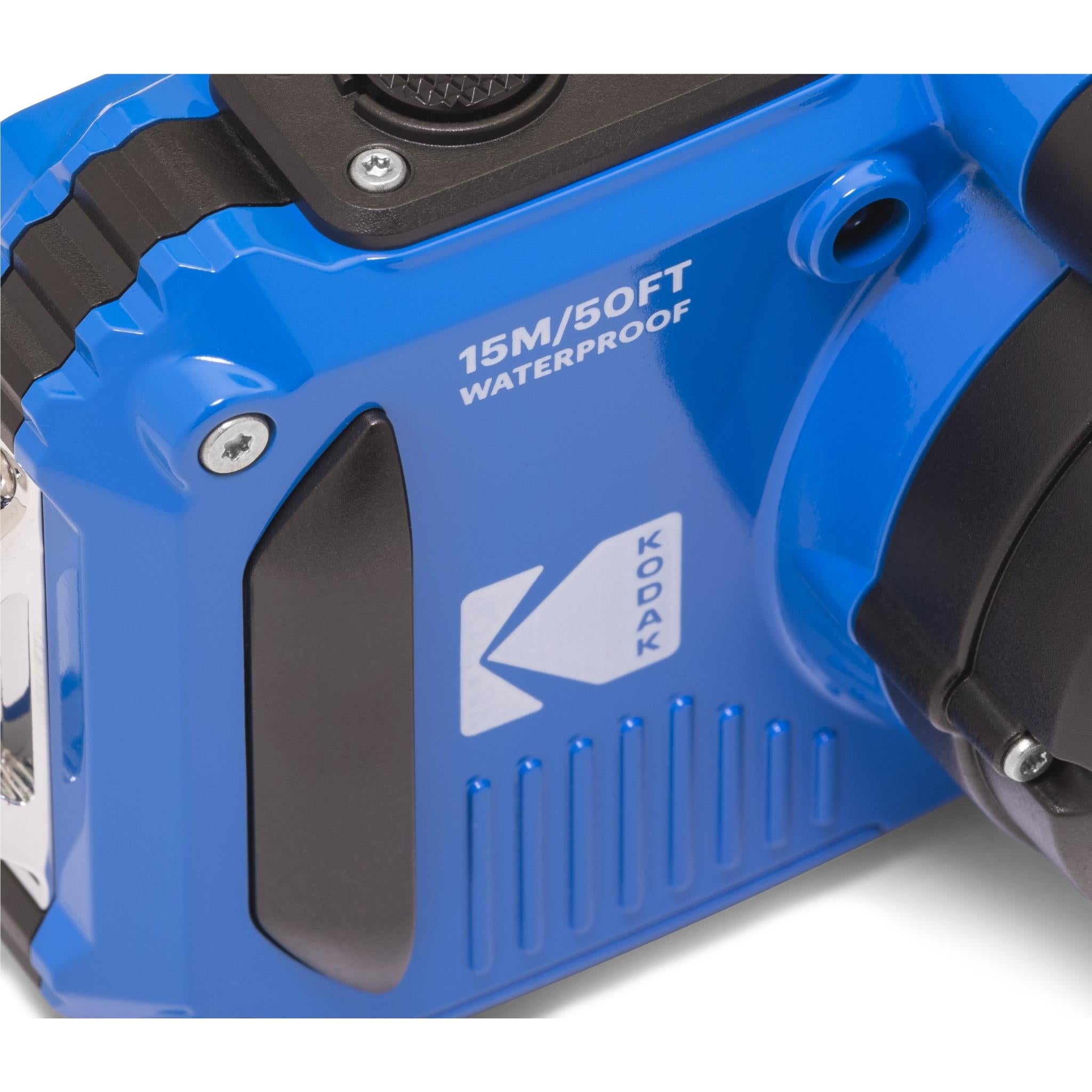 Kodak PIXPRO WPZ2 waterproof digital camera in Blue, image 7 - Digital Cameras at Tech Supply Shed NZ