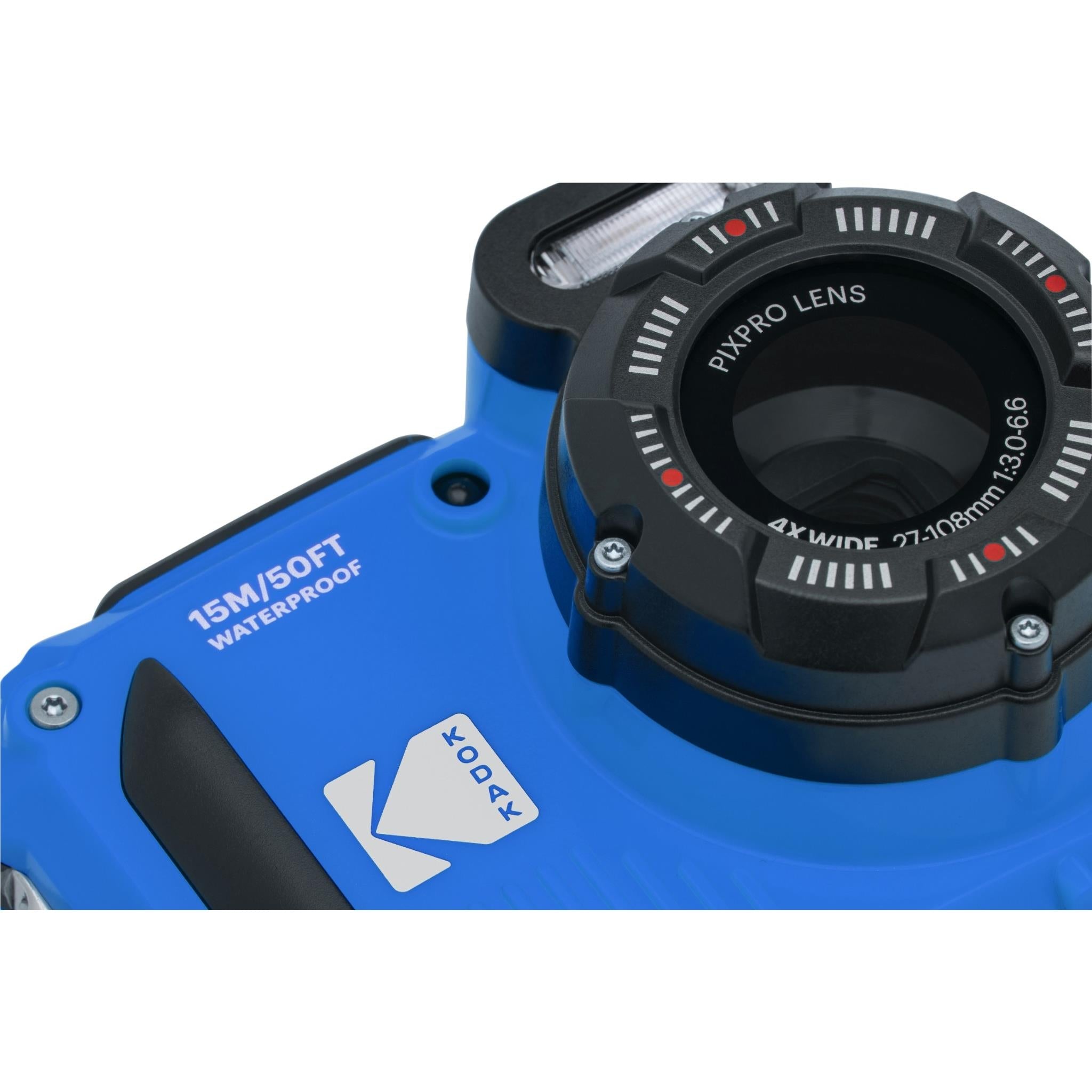 Kodak PIXPRO WPZ2 waterproof digital camera in Blue, image 8 - Digital Cameras at Tech Supply Shed NZ