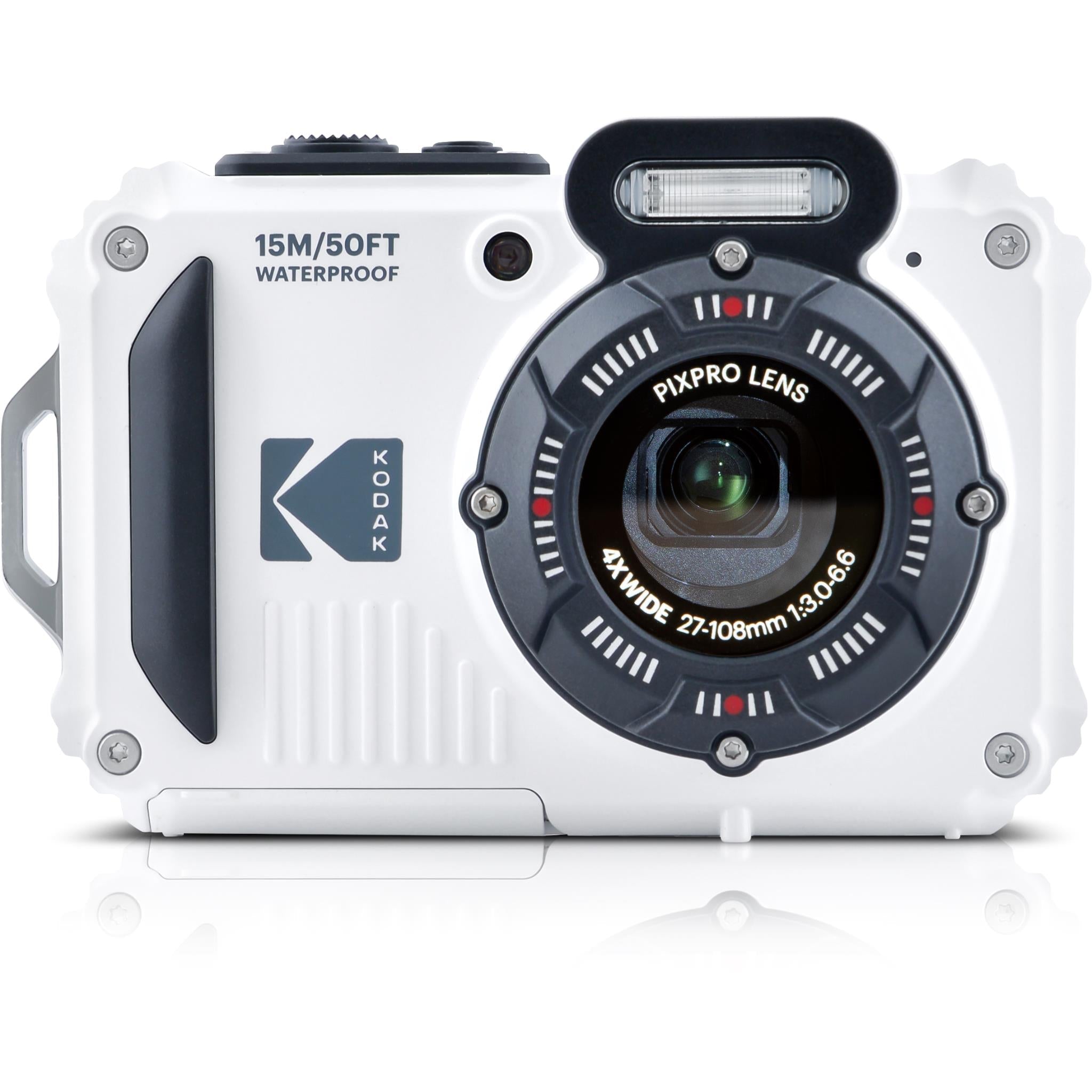 Kodak PIXPRO WPZ2 waterproof compact digital camera in white - Digital Cameras at Tech Supply Shed NZ