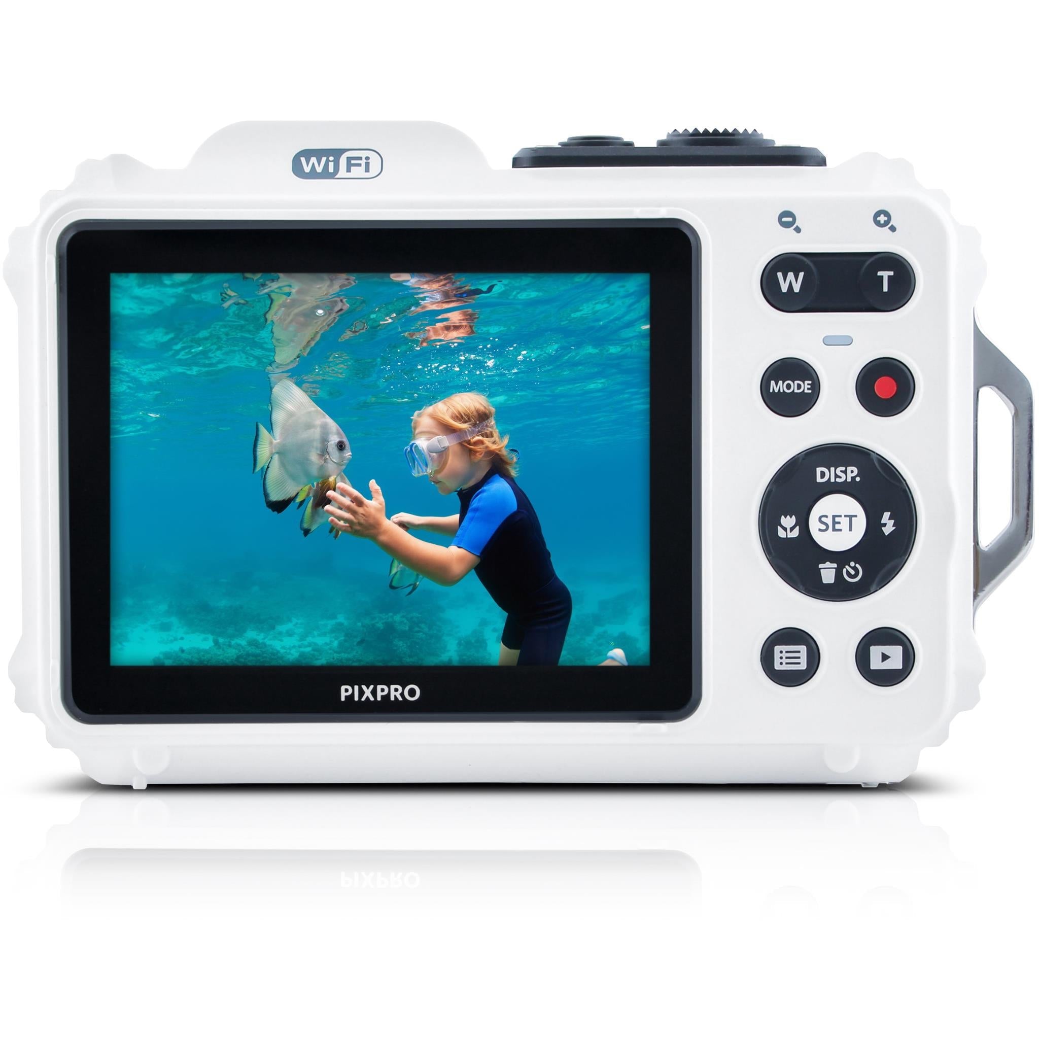 Kodak PIXPRO WPZ2 waterproof compact digital camera in white, image 4 - Digital Cameras at Tech Supply Shed NZ