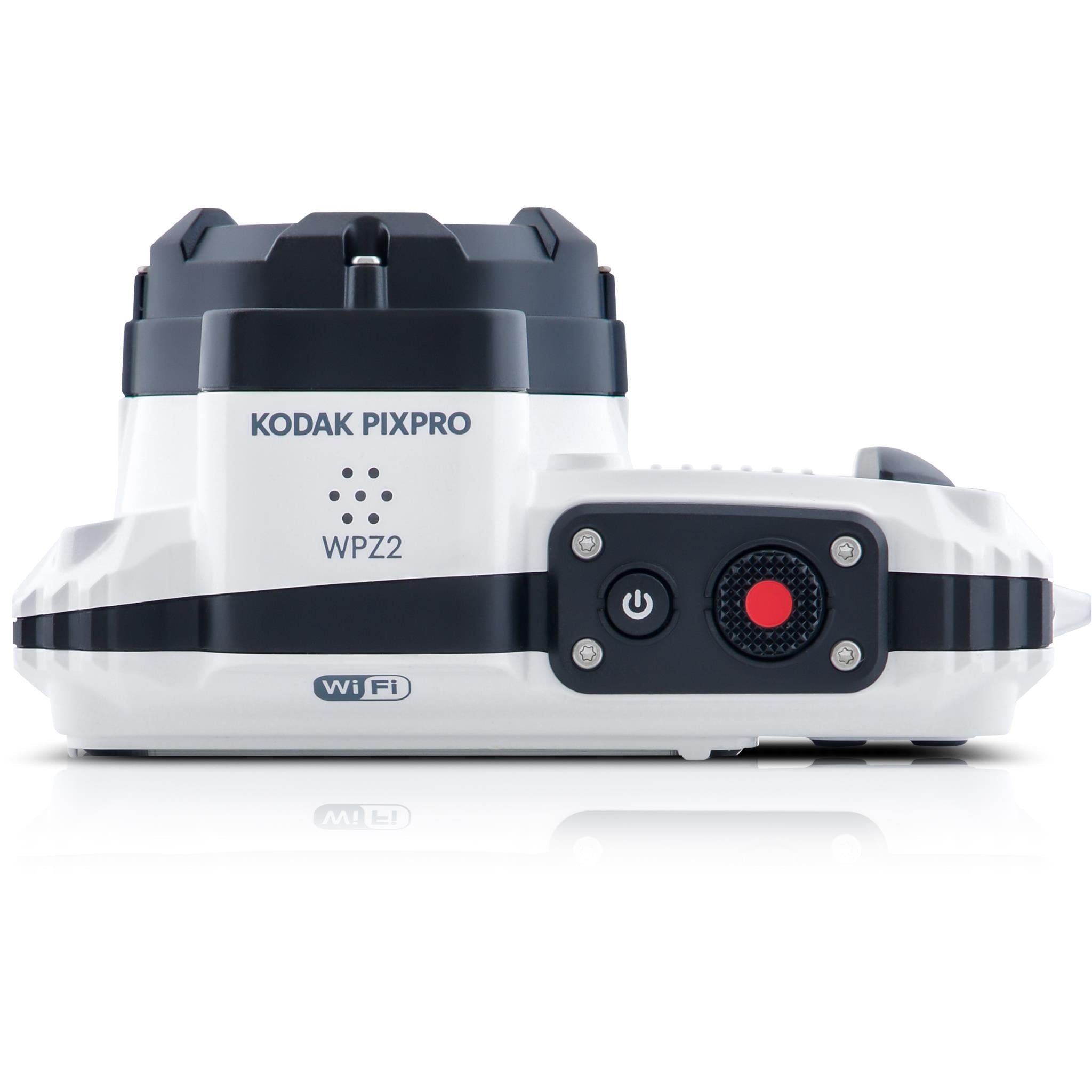 Kodak PIXPRO WPZ2 waterproof compact digital camera in white, image 5 - Digital Cameras at Tech Supply Shed NZ