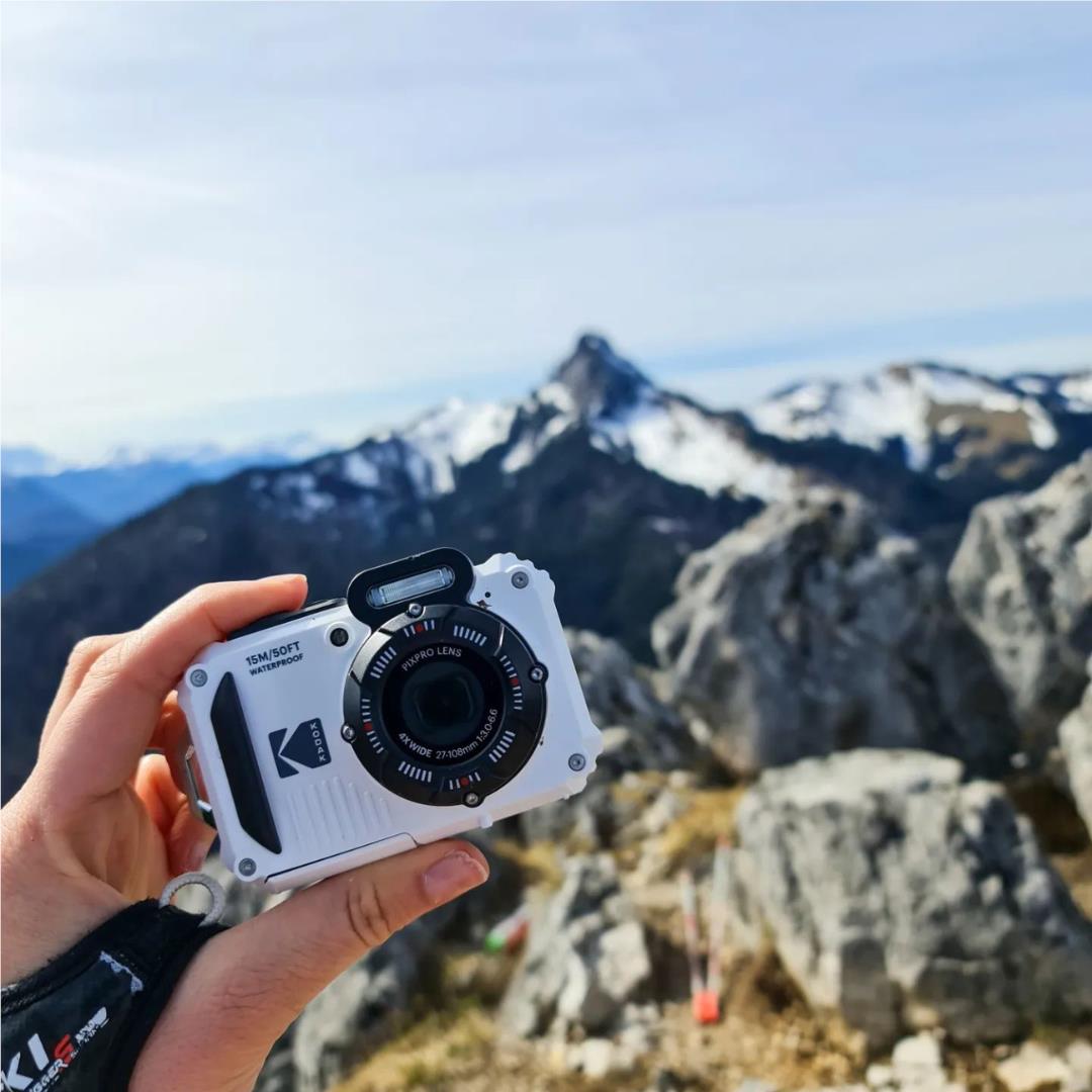 Kodak PIXPRO WPZ2 waterproof compact digital camera in white, image 7 - Digital Cameras at Tech Supply Shed NZ