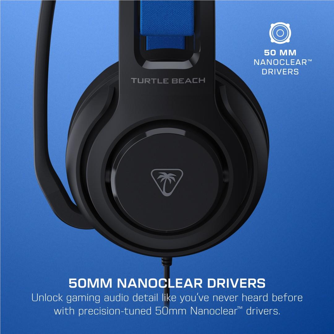 Turtle Beach Atlas 200 wired gaming headset for PlayStation in black, image 15 - Gaming Headsets at Tech Supply Shed NZ