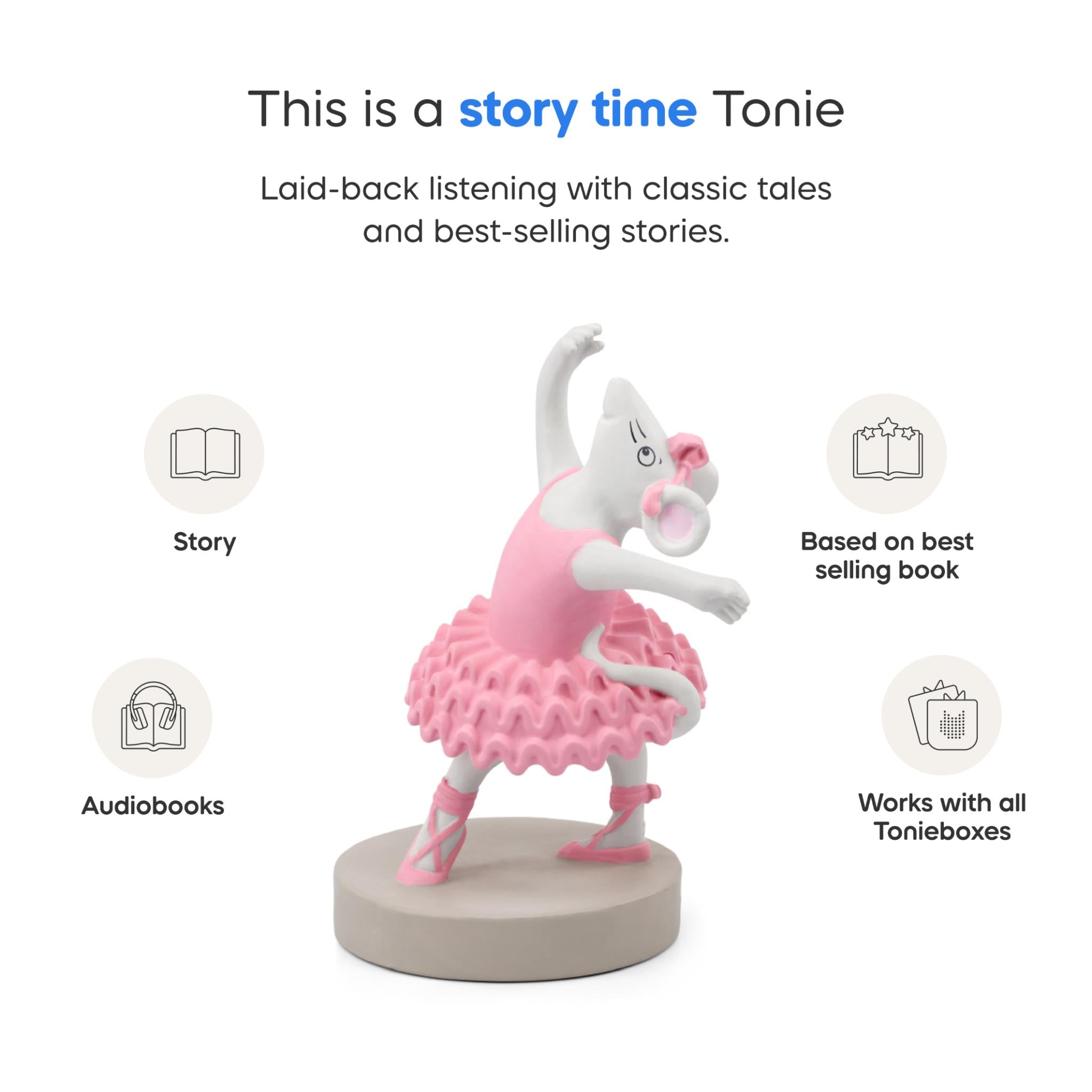 tonies Angelina Ballerina audio character Tonie figurine, image 3 - Tonies at Tech Supply Shed NZ