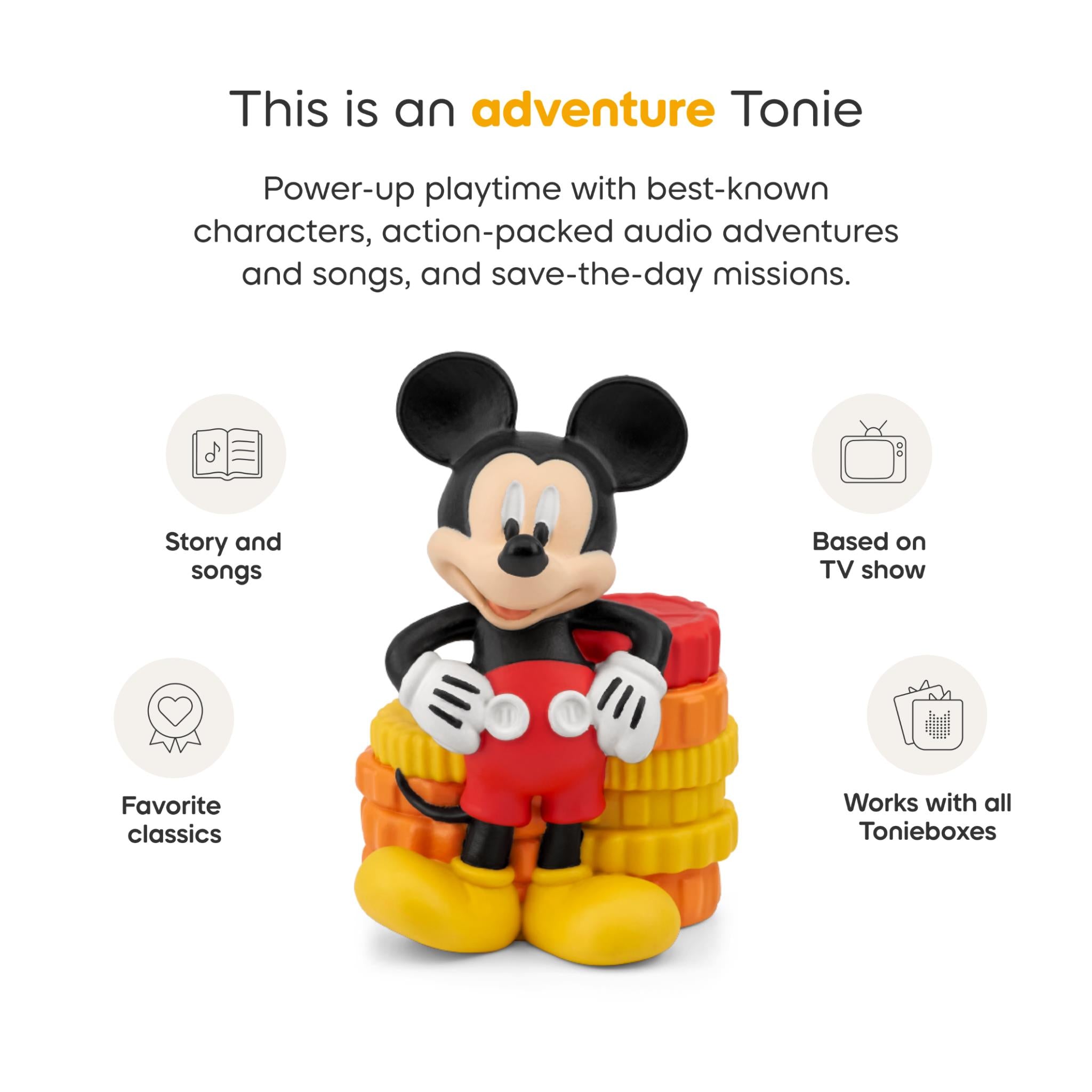 tonies Disney Mickey Mouse Clubhouse Mickey audio character Tonie figurine, image 5 - Tonies at Tech Supply Shed NZ