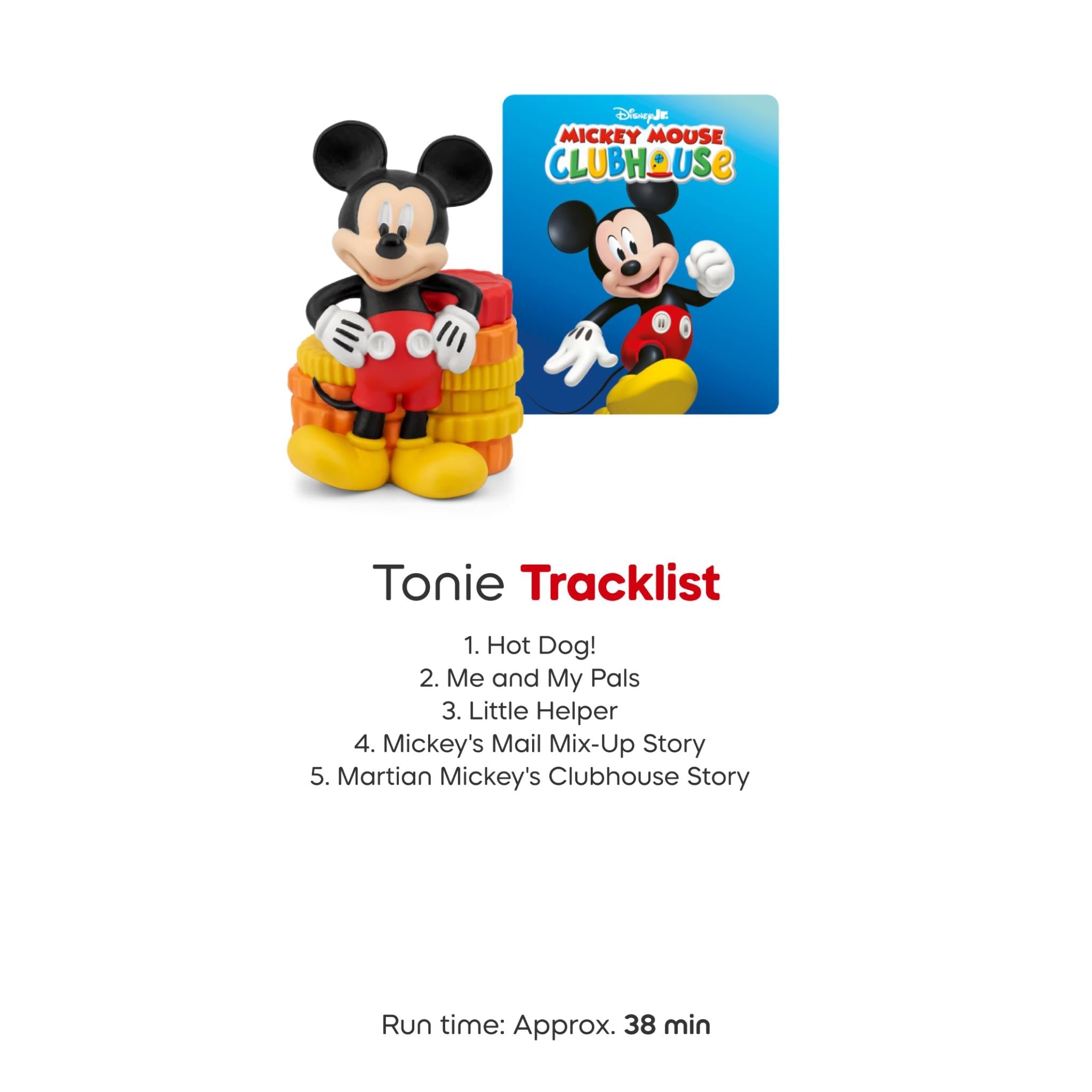 tonies Disney Mickey Mouse Clubhouse Mickey audio character Tonie figurine, image 6 - Tonies at Tech Supply Shed NZ