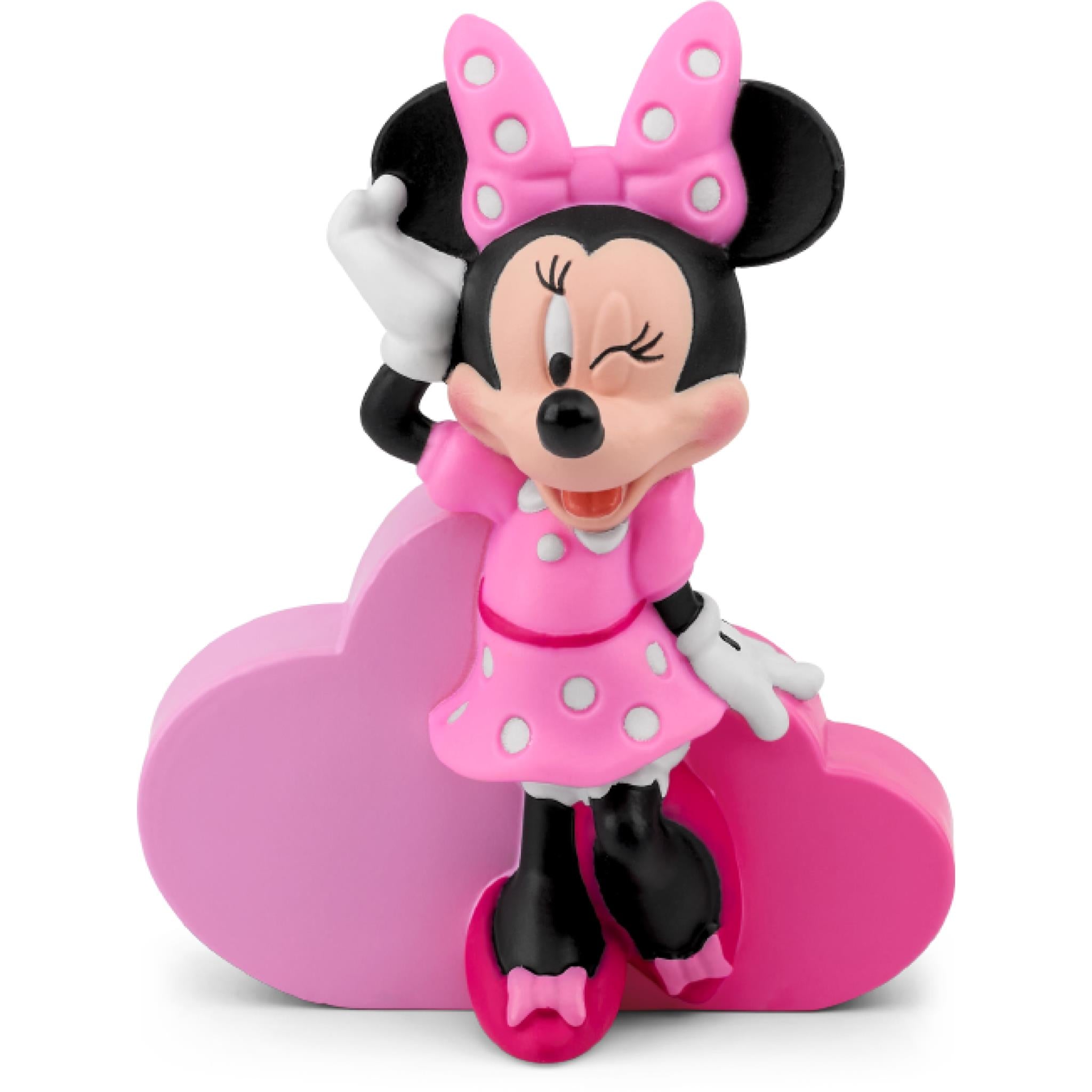 Minnie Mouse audio Tonie figure in pink dress and bow with black ears