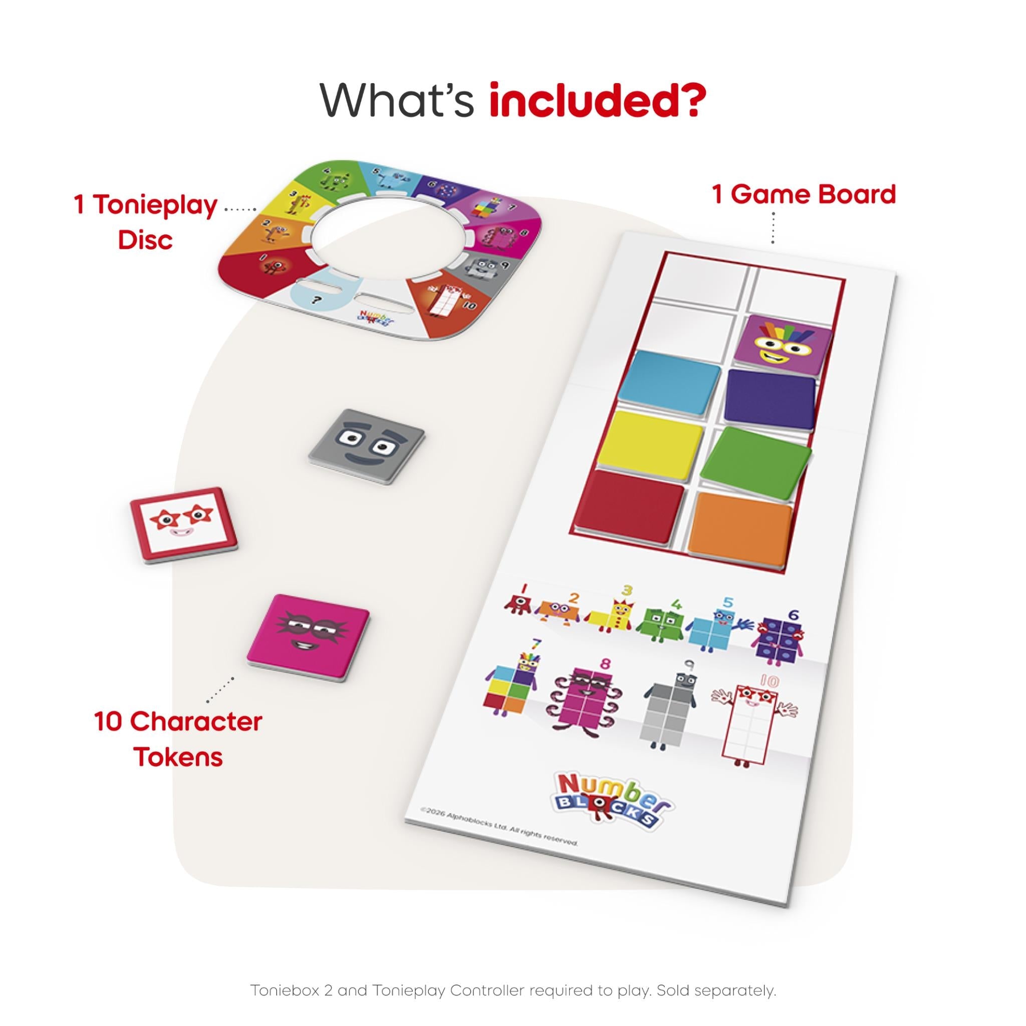 tonies Tonieplay Educational Game Numberblocks box, image 3 - Tonies at Tech Supply Shed NZ