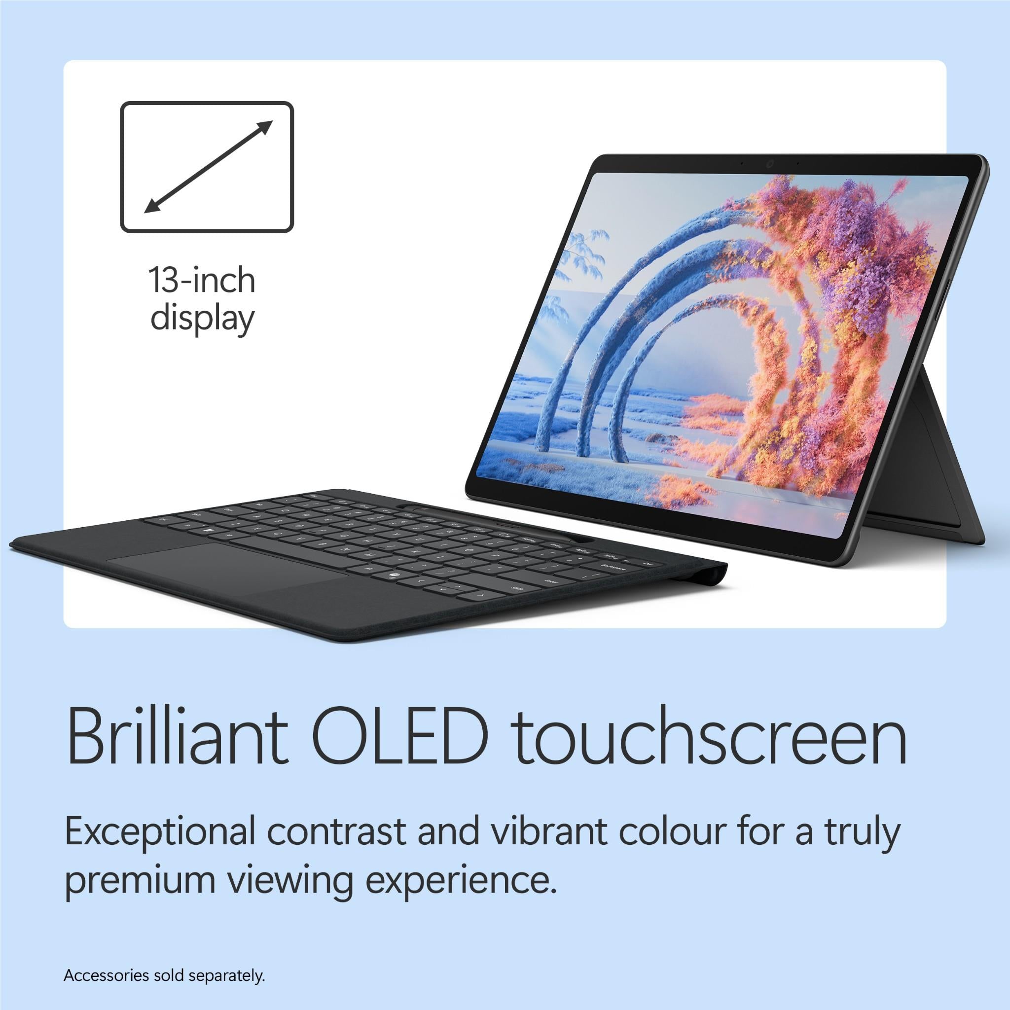 Microsoft Surface Pro OLED 13-inch 12th Edition tablet with 24GB RAM in Black, image 2 - Business & Home Laptops at Tech Supply Shed NZ