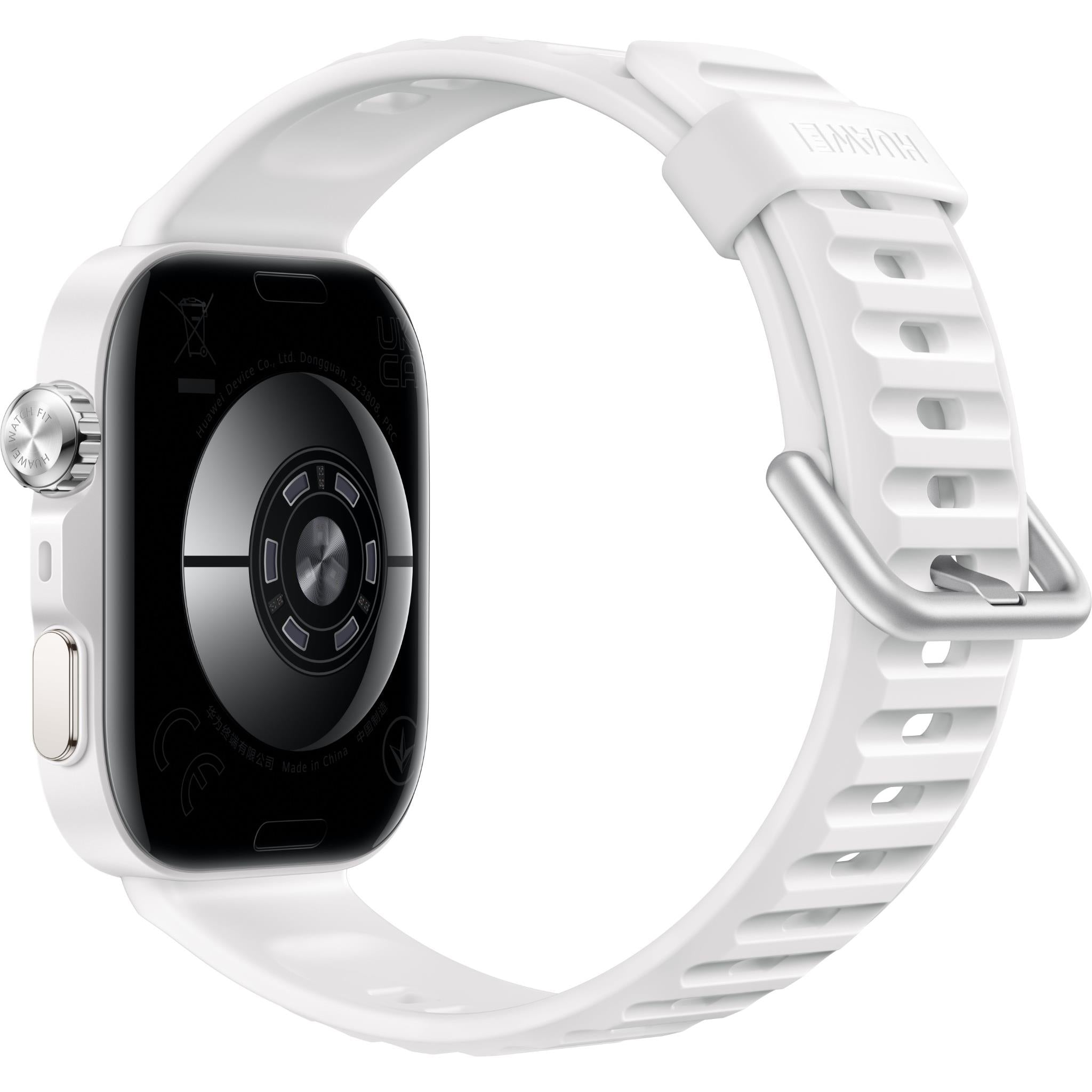 Huawei Watch Fit 5 Pro smartwatch with white fluoroelastomer strap, image 3 - Smart Watches at Tech Supply Shed NZ